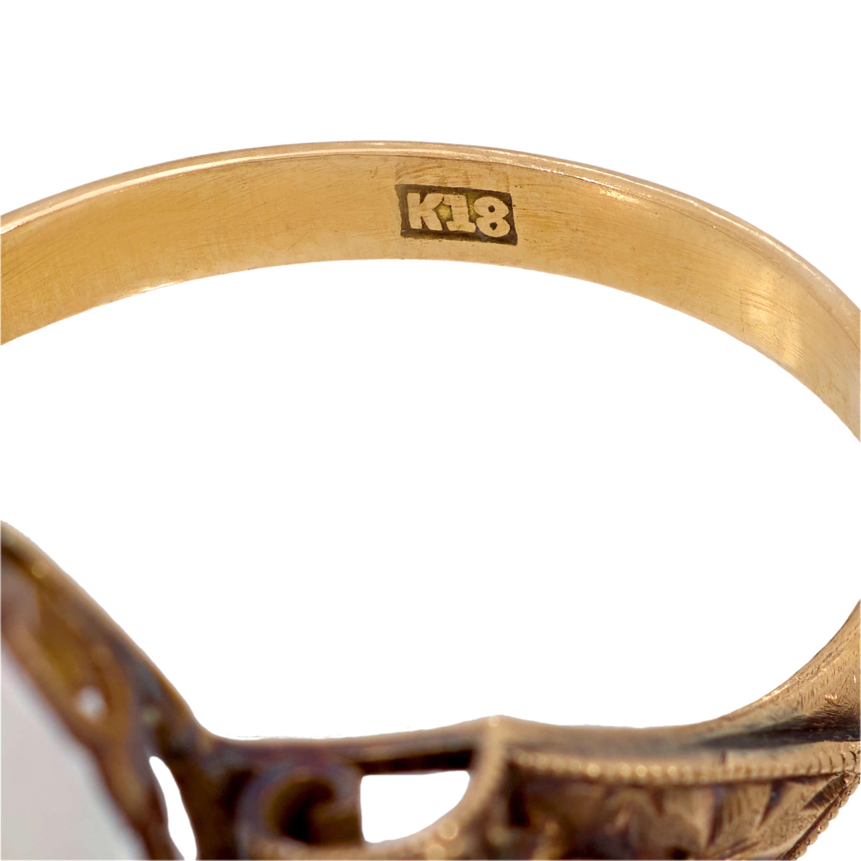 Edwardian 18k Opal Ring