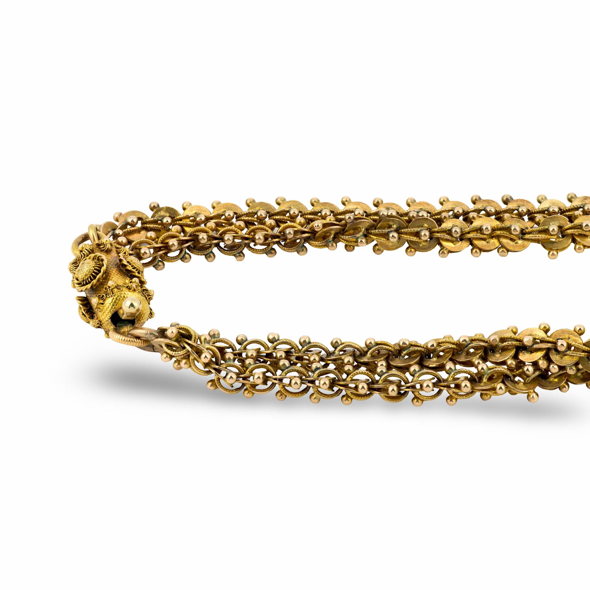 Georgian 18k Double-Strand Chain Necklace 19"