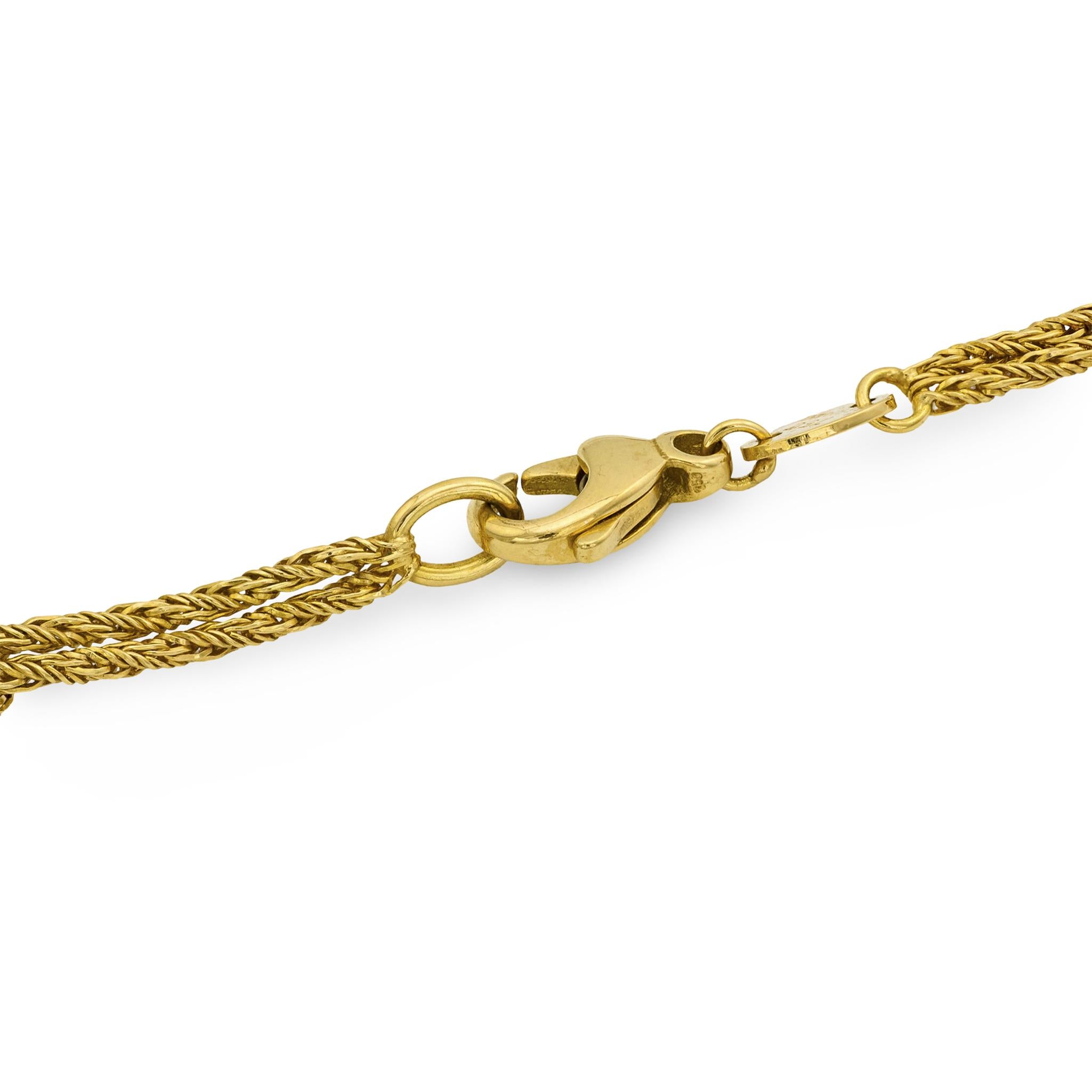 TIFFANY & CO. German Estate 18k Knot Necklace