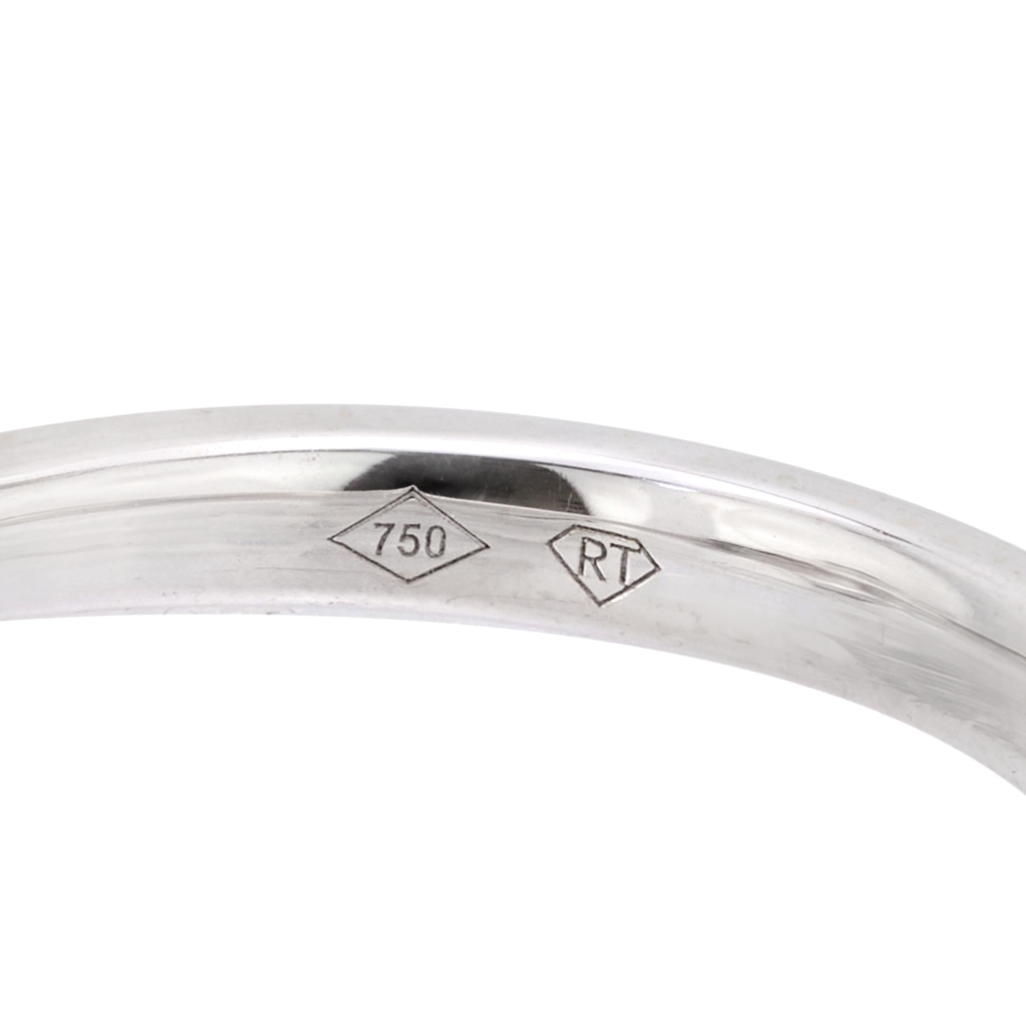 Estate 18k Sapphire and Diamond Three-Stone Ring