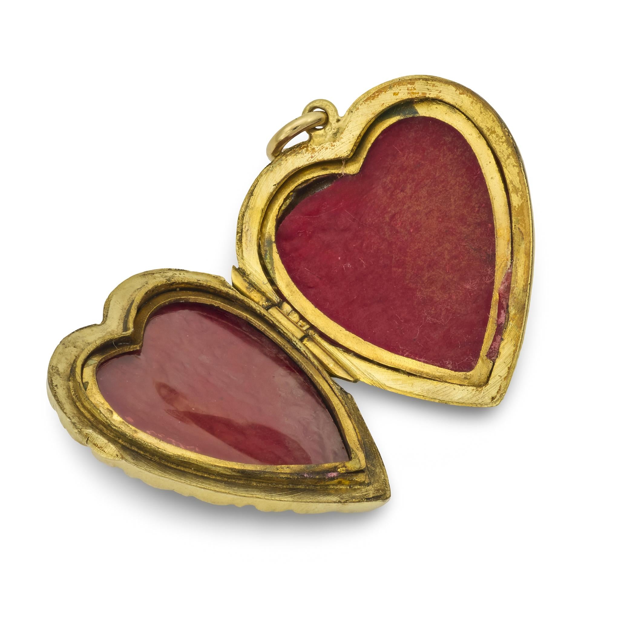 Victorian 9k Heart Locket/Pendant