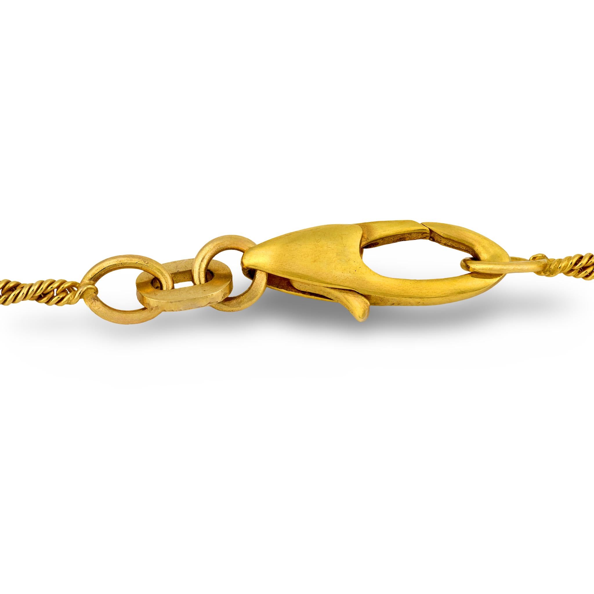 Estate 14k Mixed Metal Collar Necklace