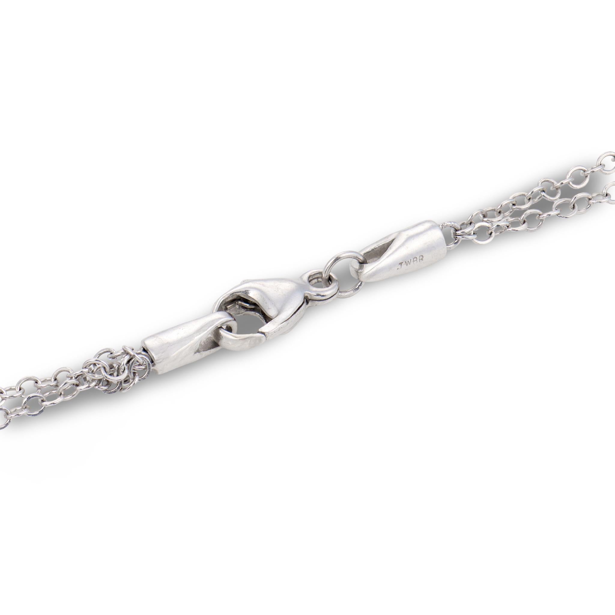 Estate Platinum "Diamonds-by-the-Yard" Necklace