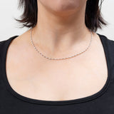 Edwardian Platinum Seed Pearl Necklace