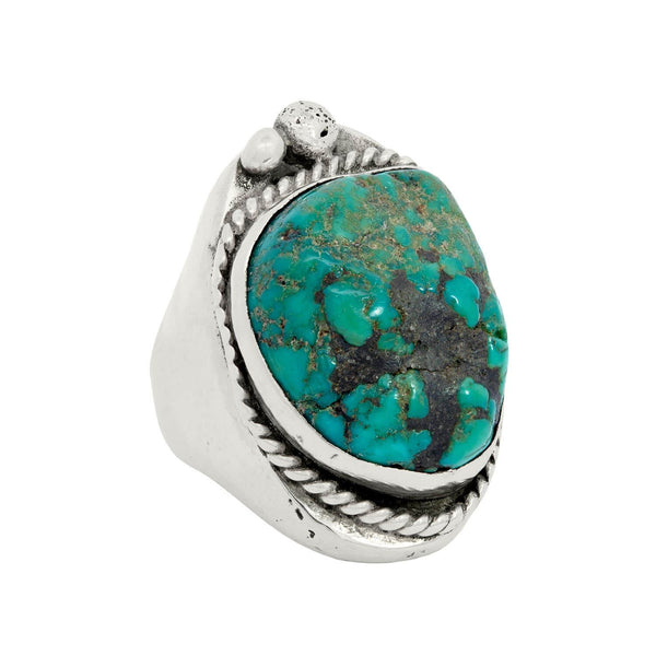 Vintage Sterling Silver Native American Turquoise Ring
