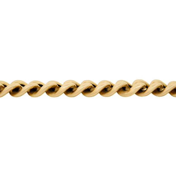 Estate 15k English Curb Link Bracelet
