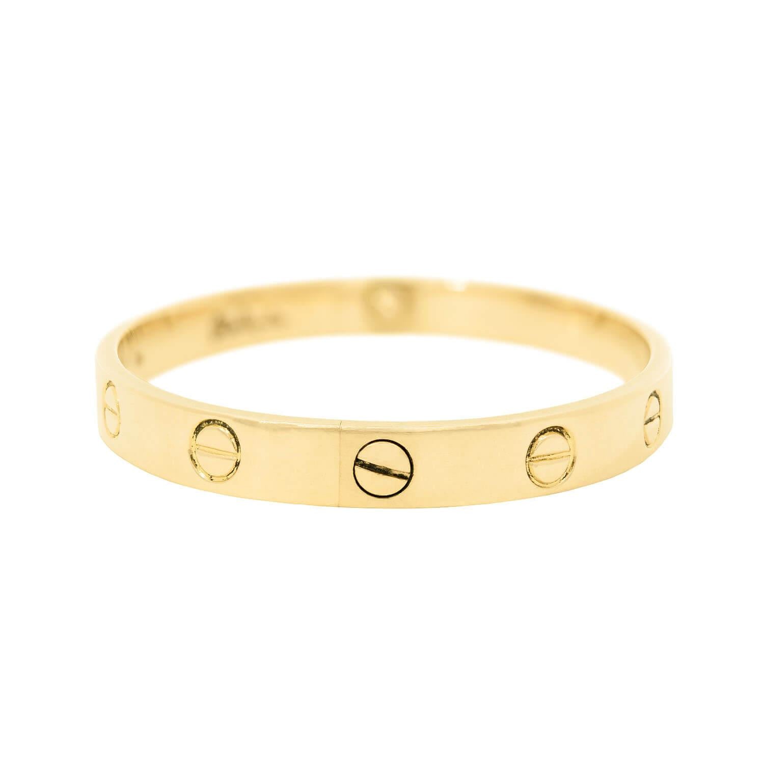 ALDO CIPULLO for CARTIER Vintage 18k Love Bracelet