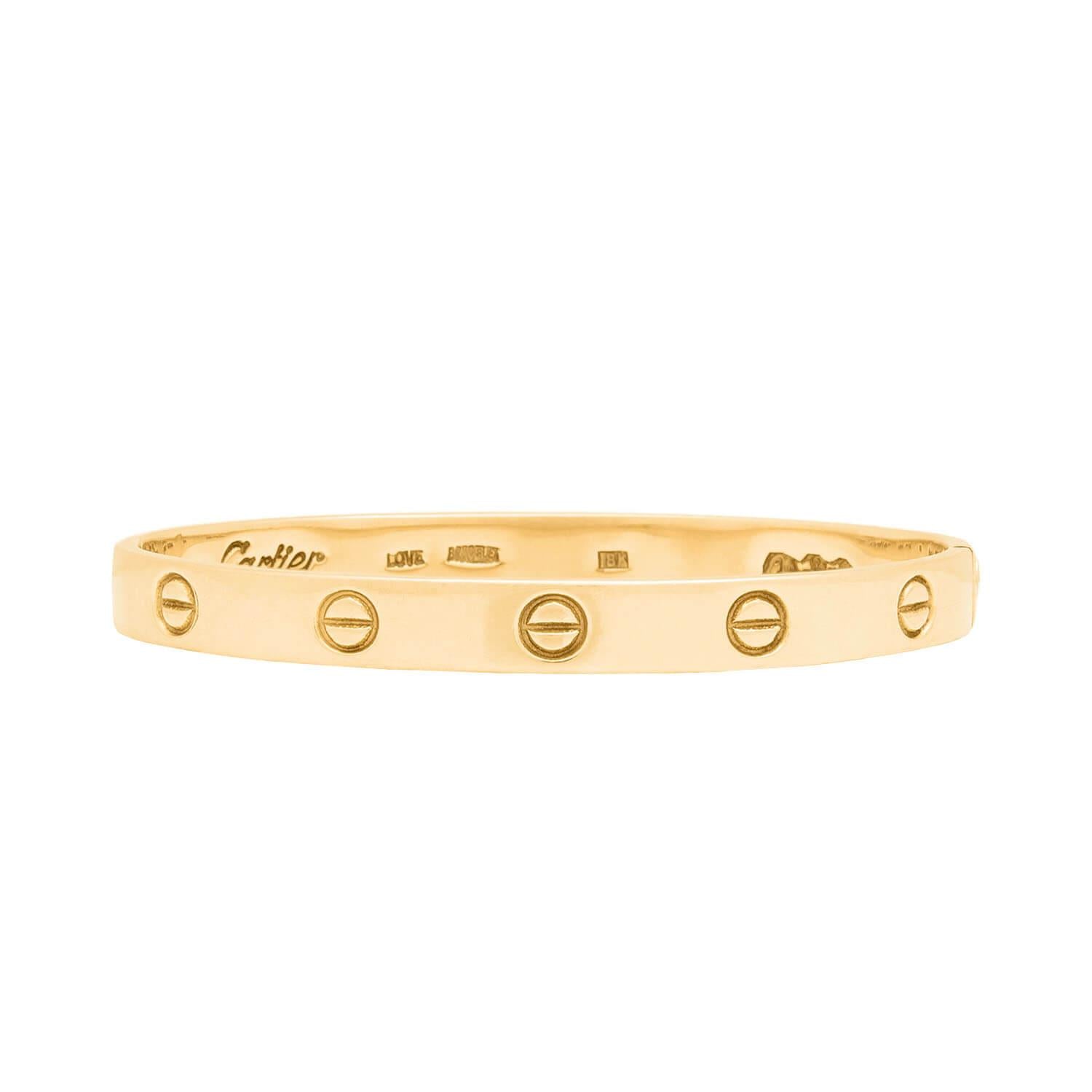 ALDO CIPULLO for CARTIER Vintage 18k Love Bracelet