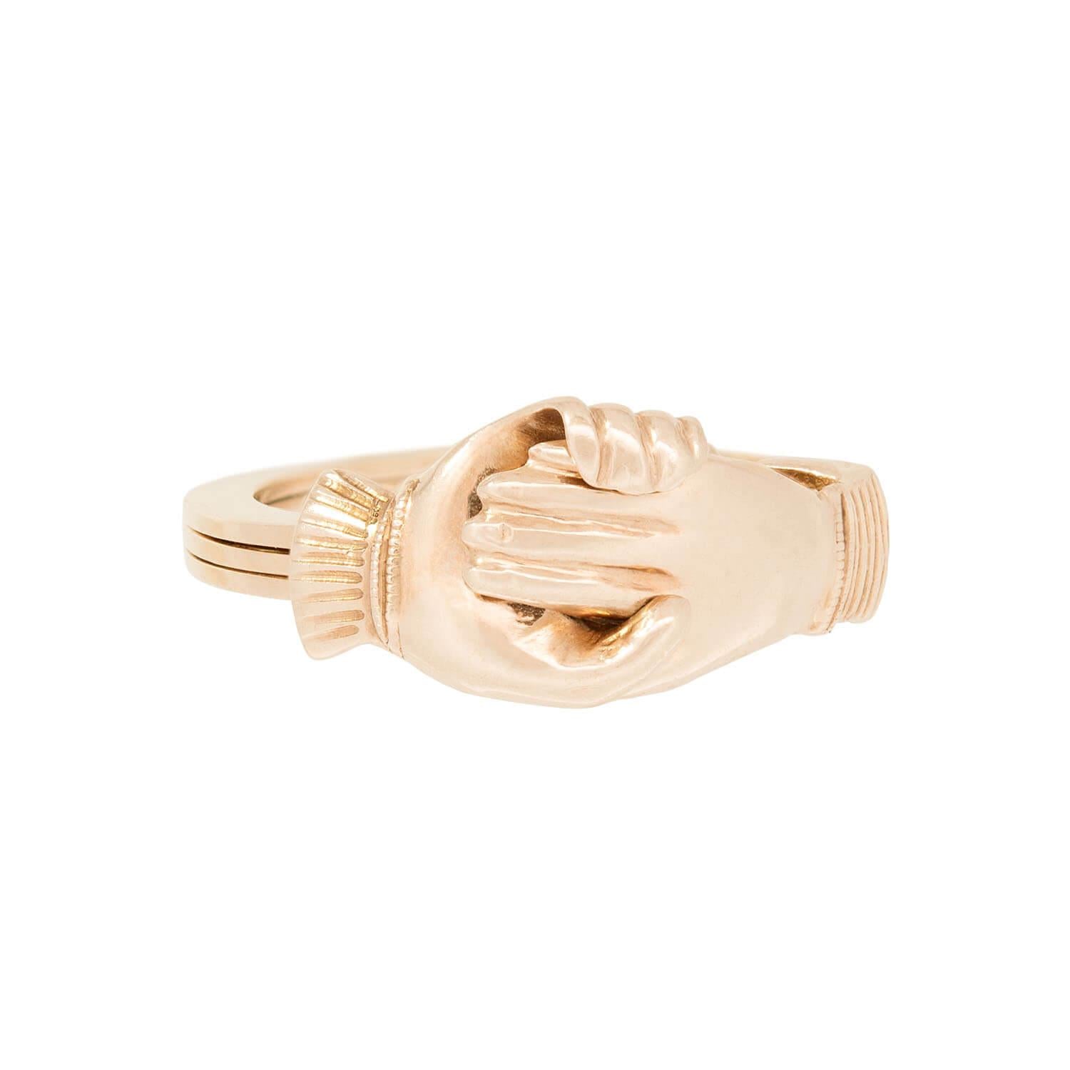 Retro 14k Claddagh Ring