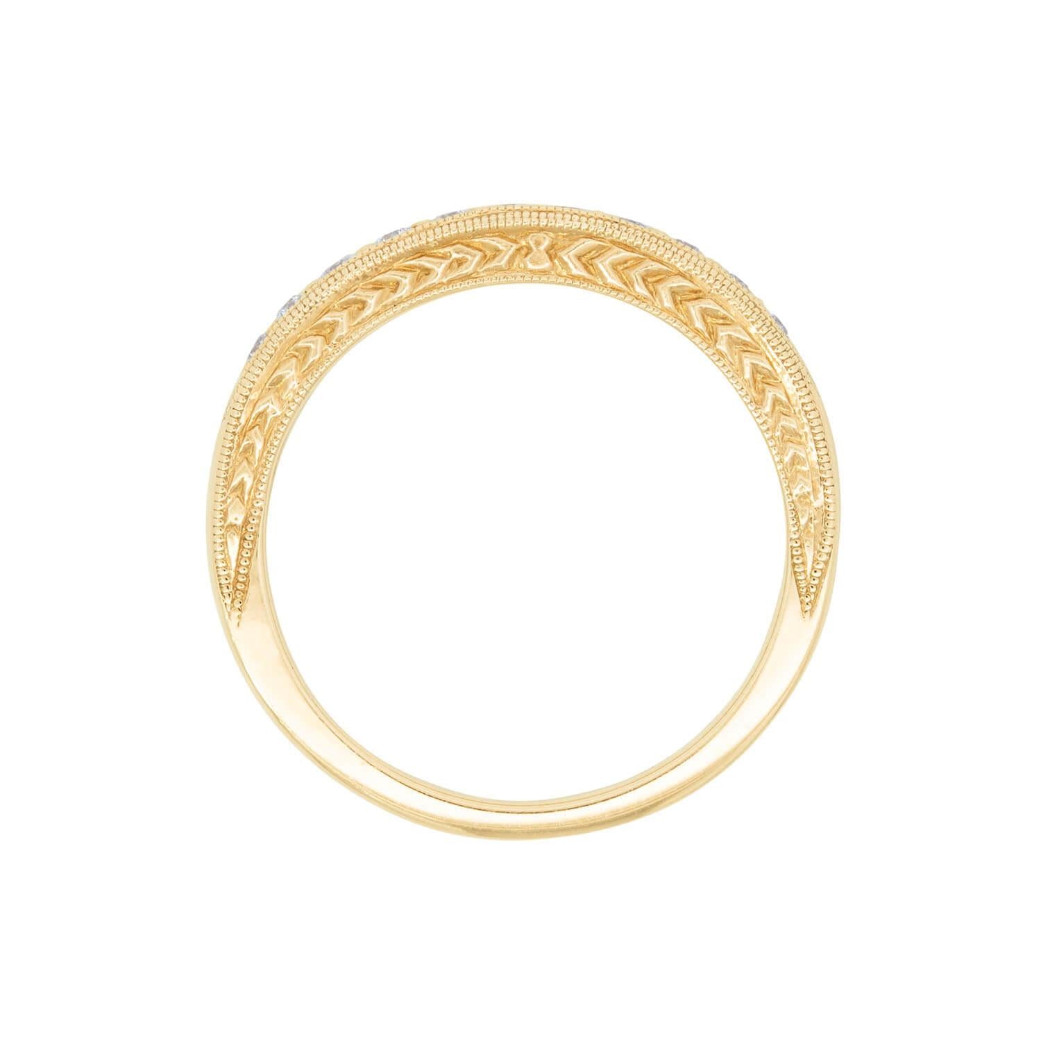 Estate 18k Diamond Band