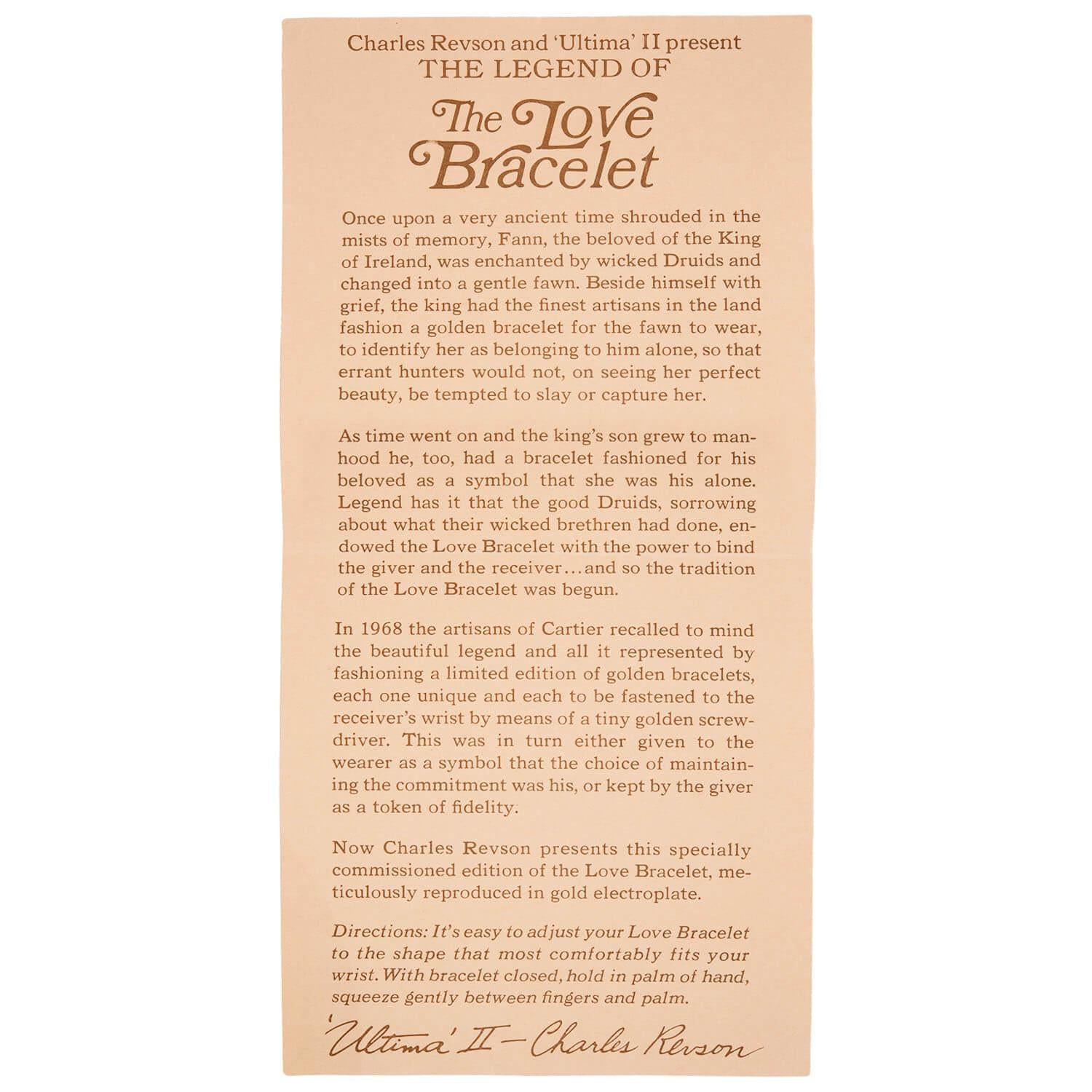 CHARLES REVSON Estate Gold Electroplate 'Ultima' II Bracelet