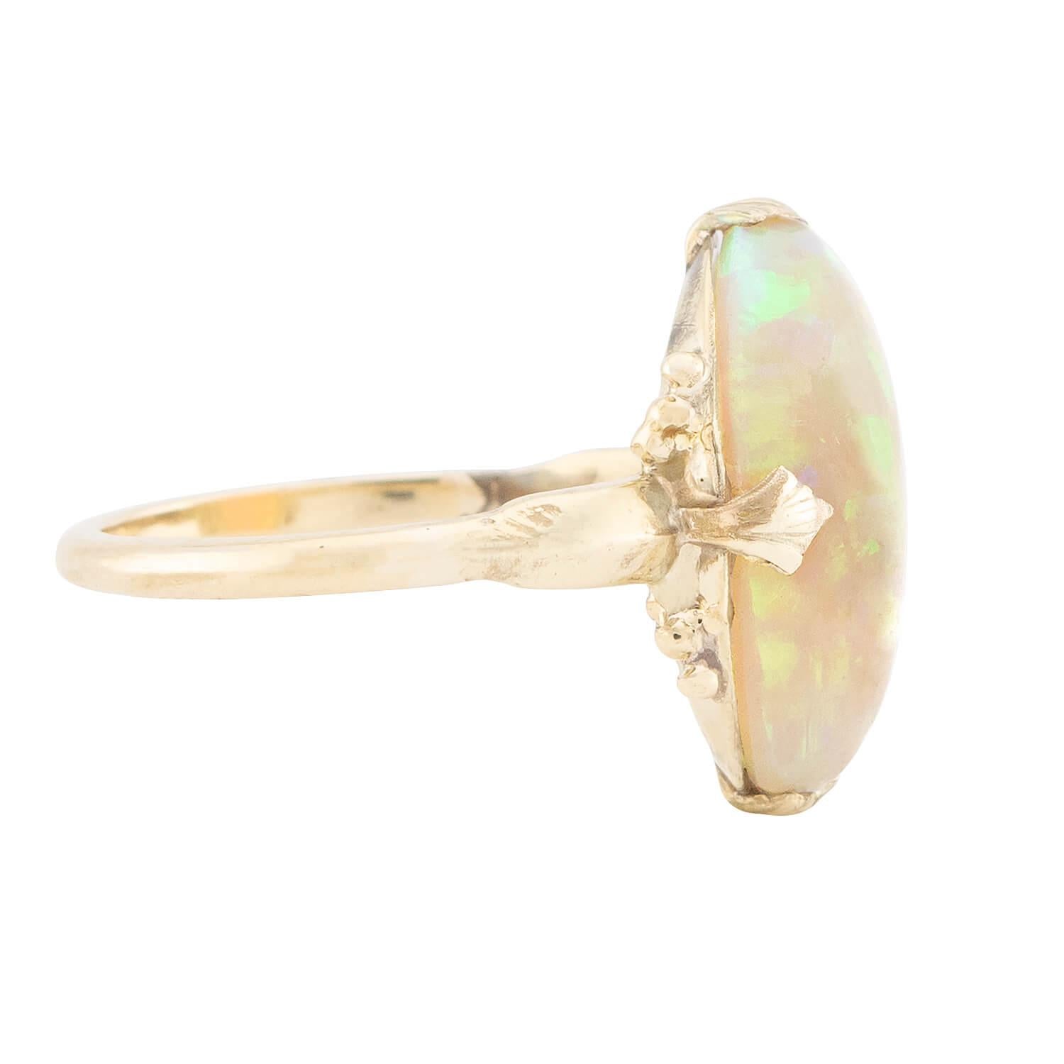 Edwardian 18k Opal Ring