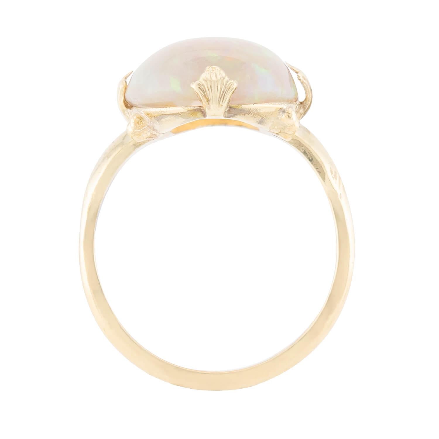Edwardian 18k Opal Ring
