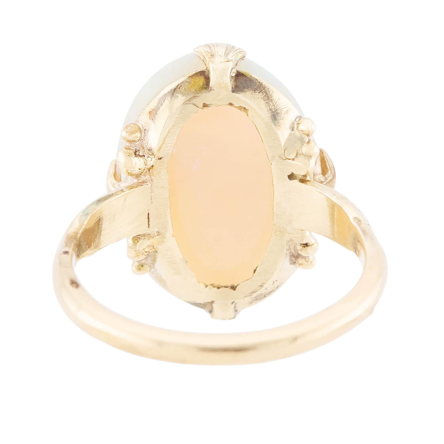 Edwardian 18k Opal Ring