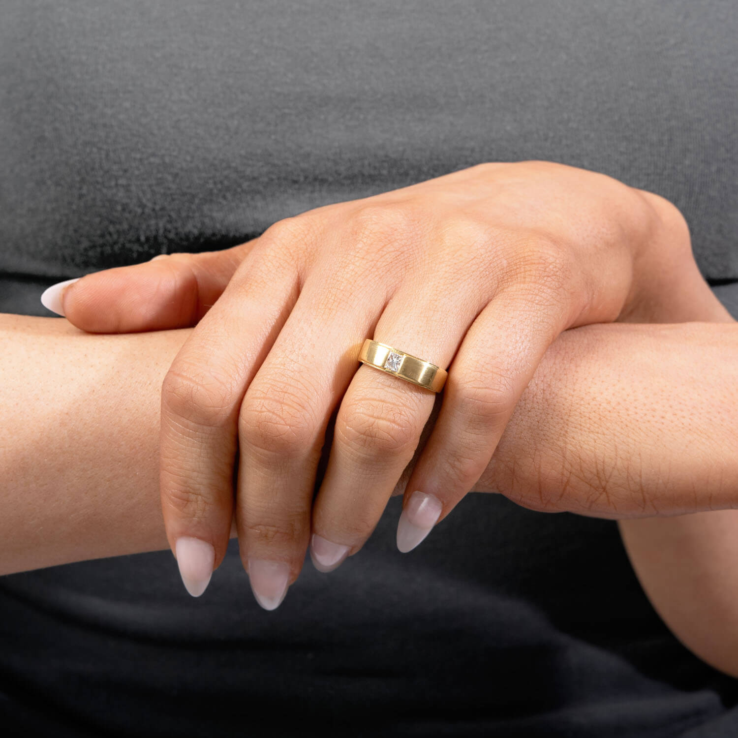 Estate 18k Diamond Ring .23ct
