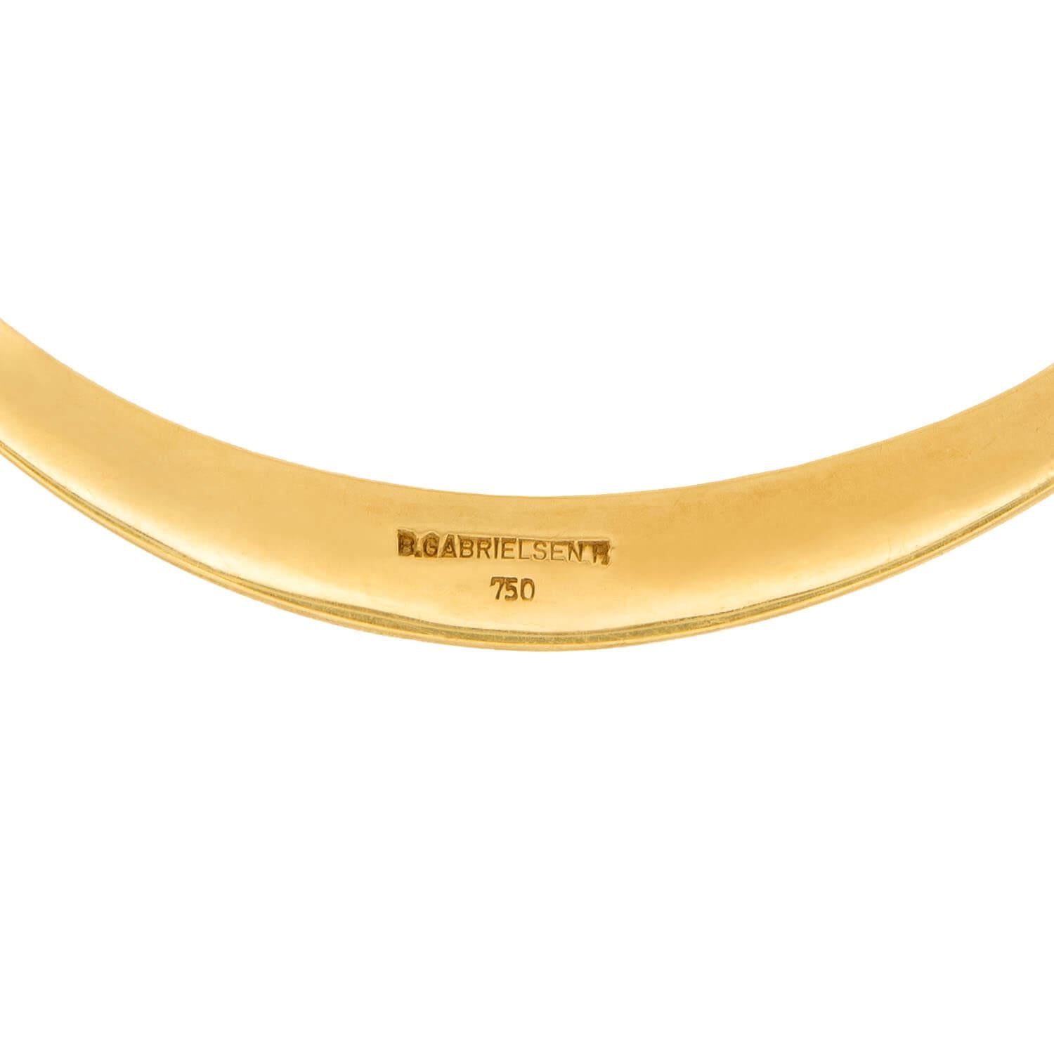 BENT GABRIELSEN Vintage 18k Collar Necklace