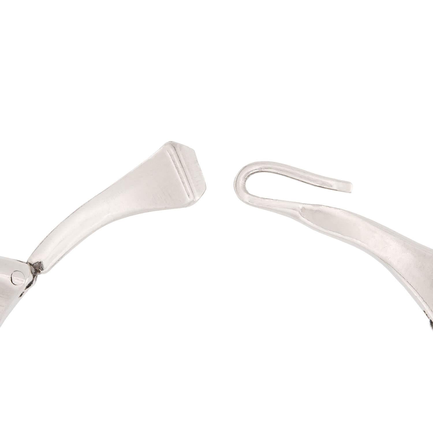 Estate Sterling Silver Nail Bracelet