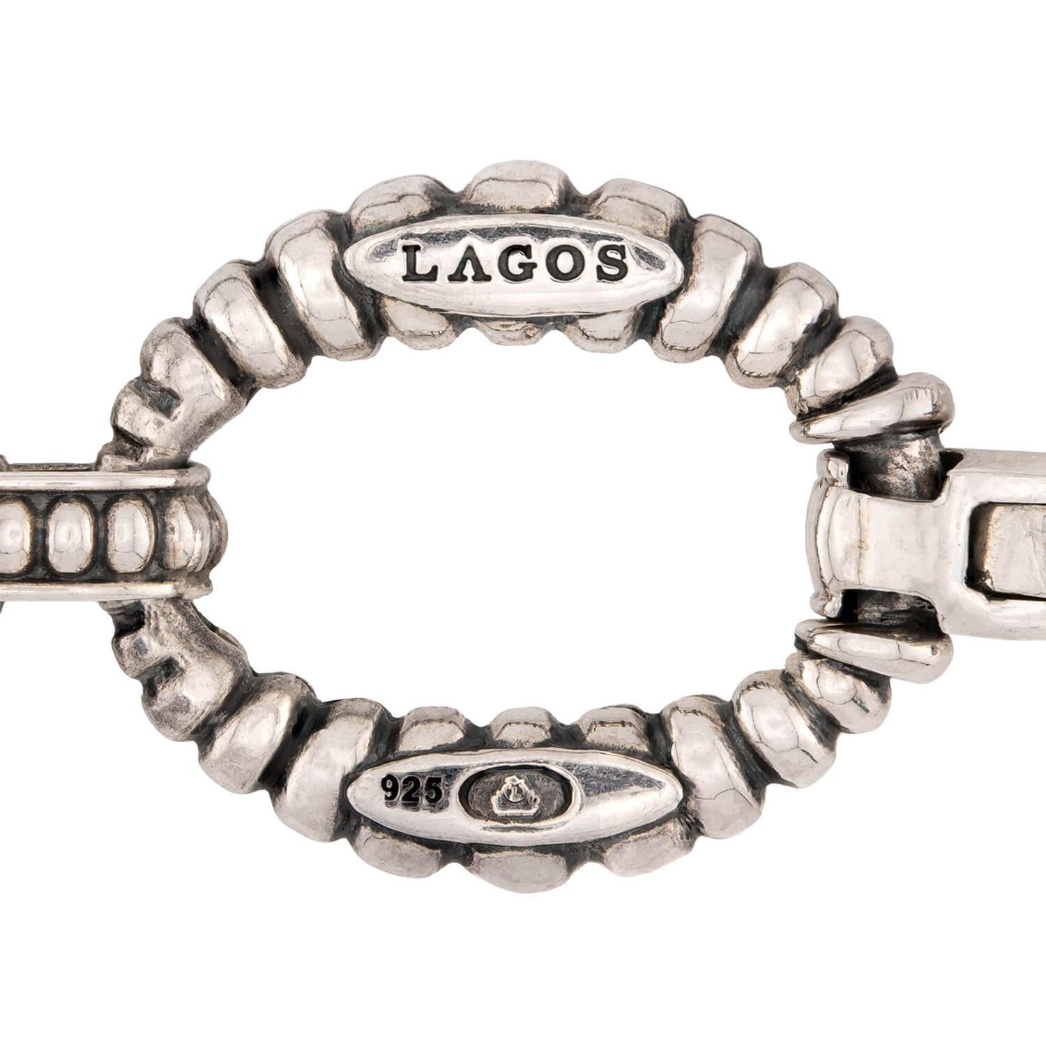 LAGOS Estate Sterling Silver Oval-Link Necklace