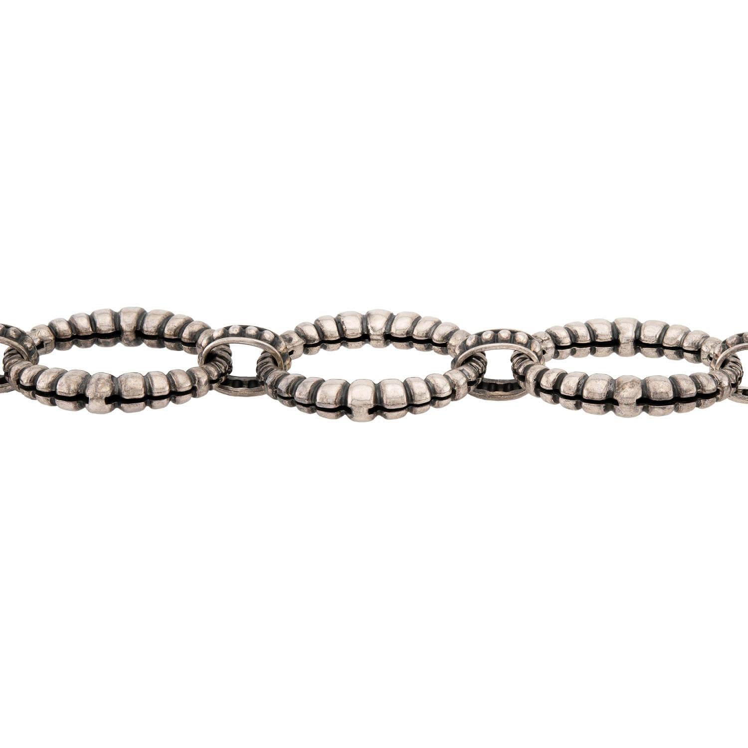 LAGOS Estate Sterling Silver Oval-Link Necklace