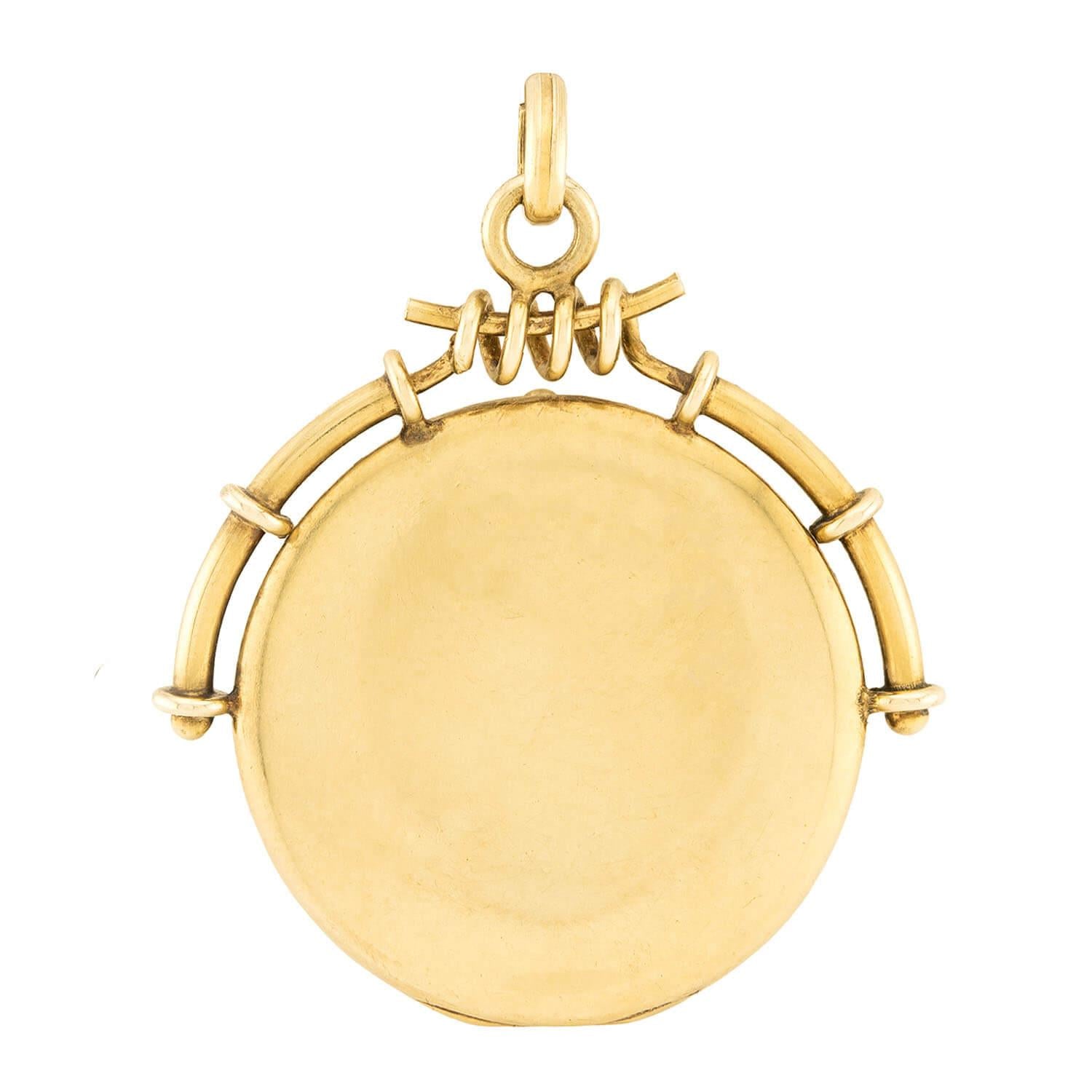 Art Nouveau 14k Monogram Locket