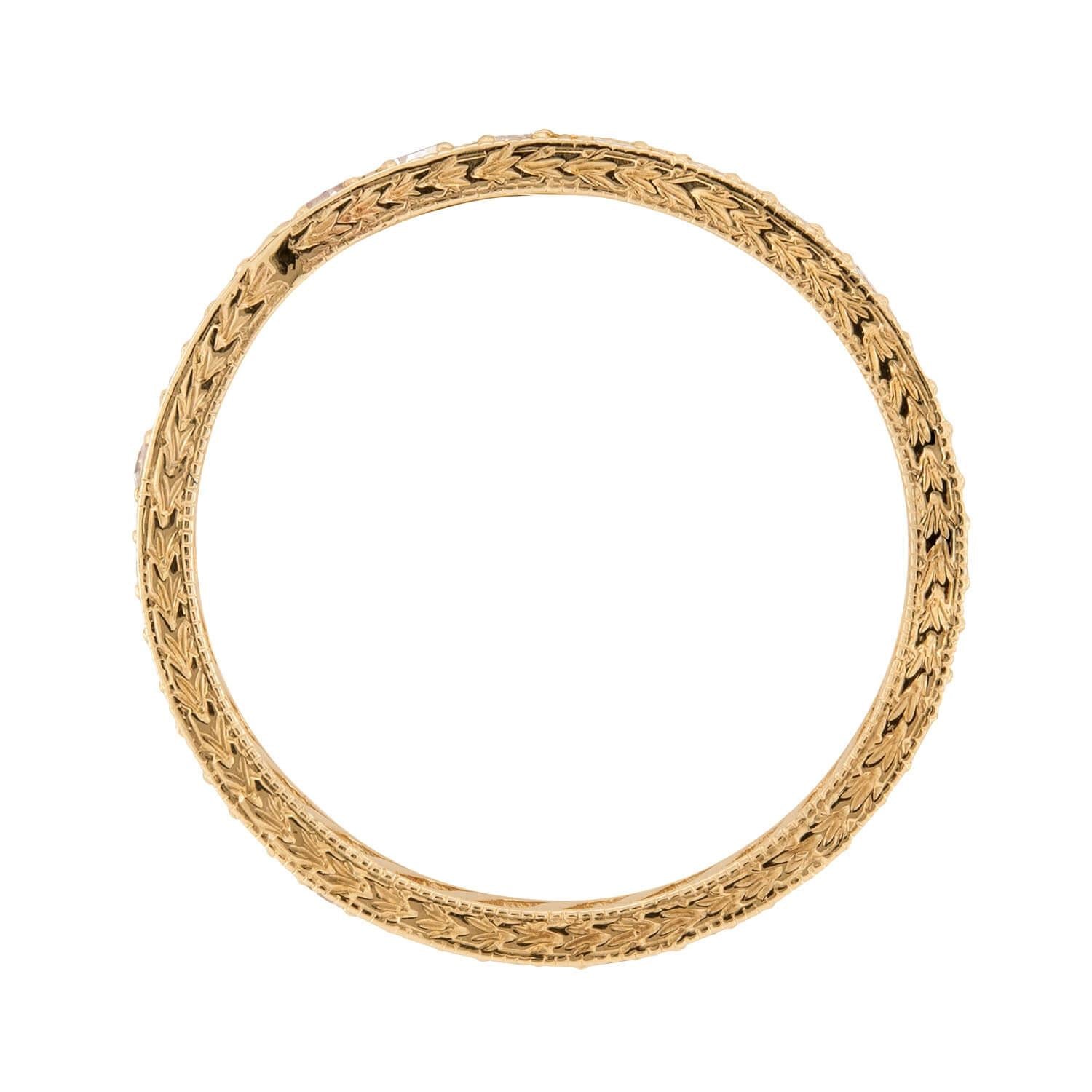 Estate 18k Diamond Eternity Band