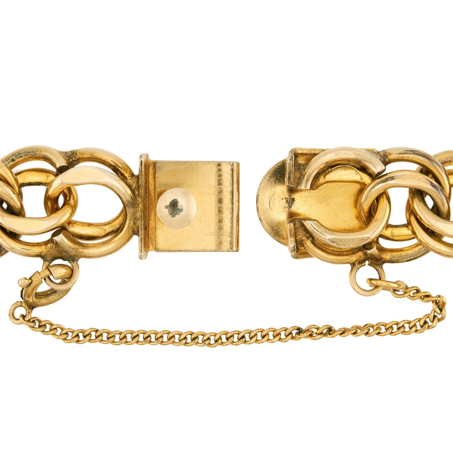 Victorian Gold-Filled Link Bracelet