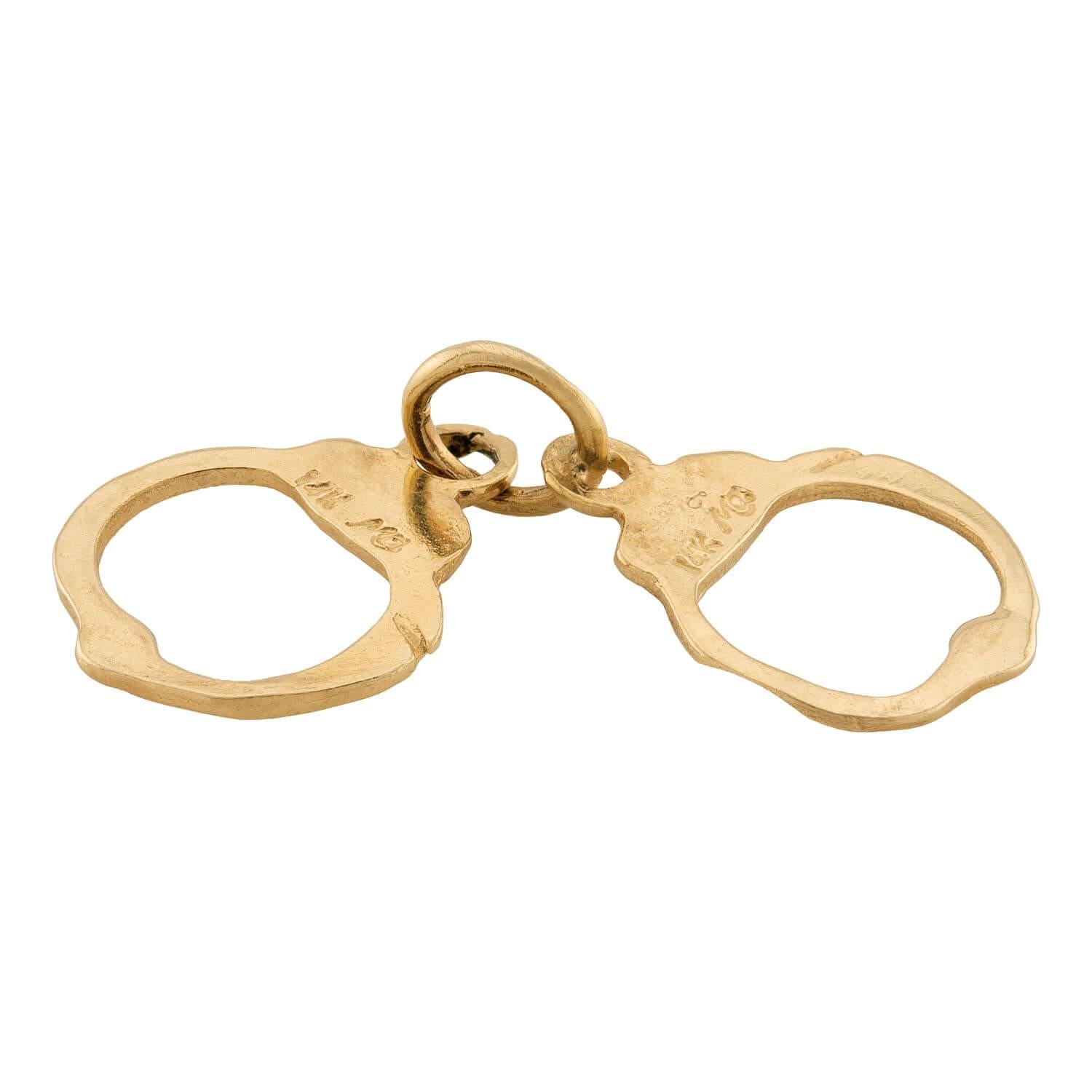 Vintage 14k Handcuffs Pendant/Charm