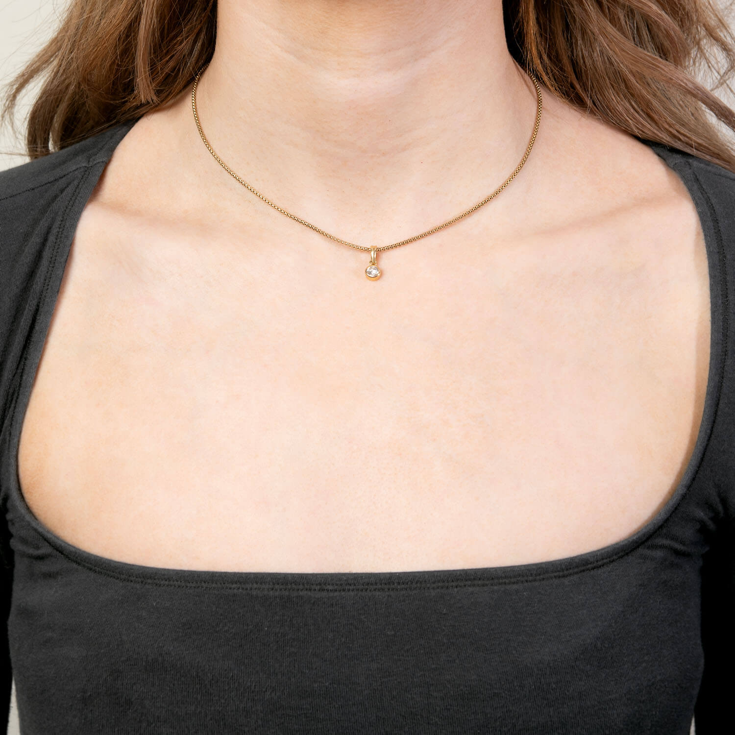 ADLER Estate 18k/14k Diamond Pendant Necklace