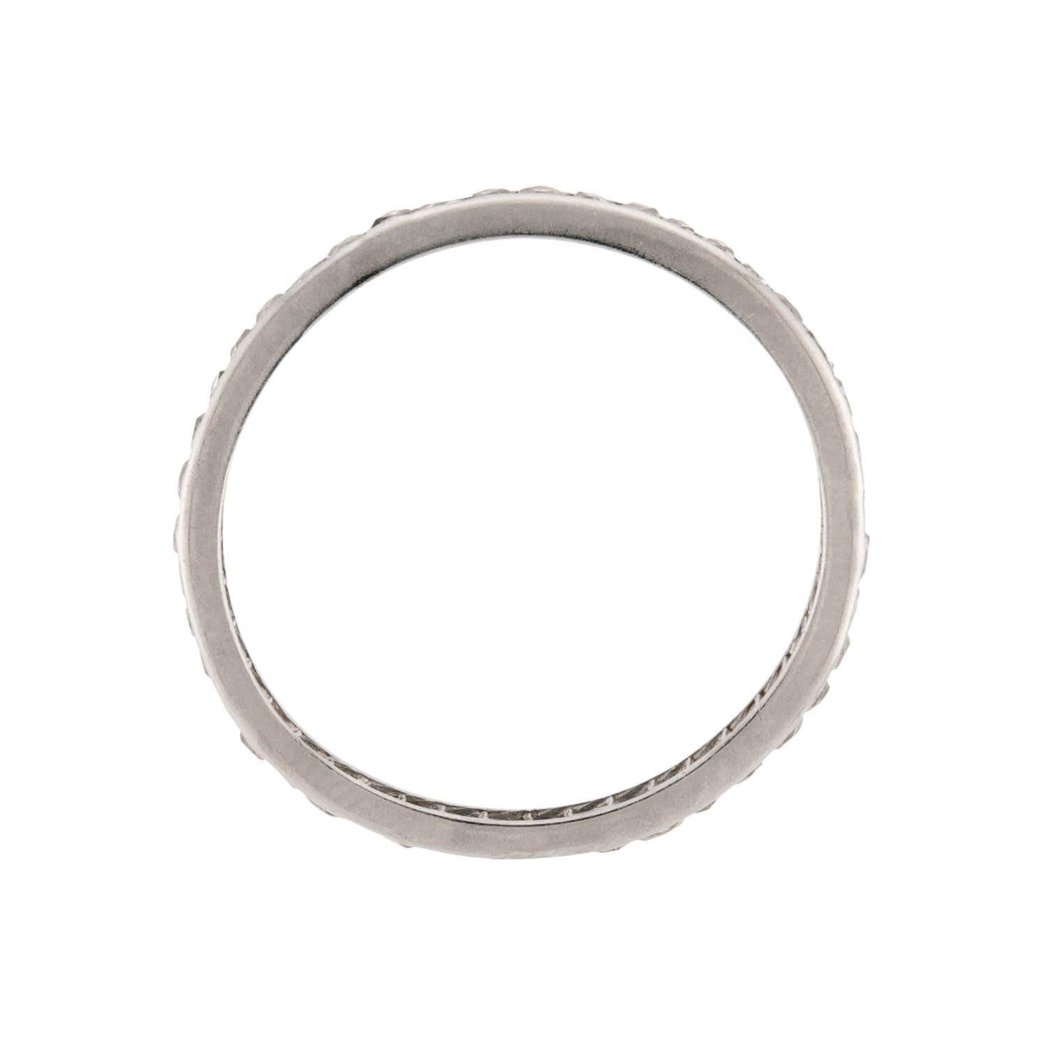 Edwardian Platinum Diamond Eternity Band
