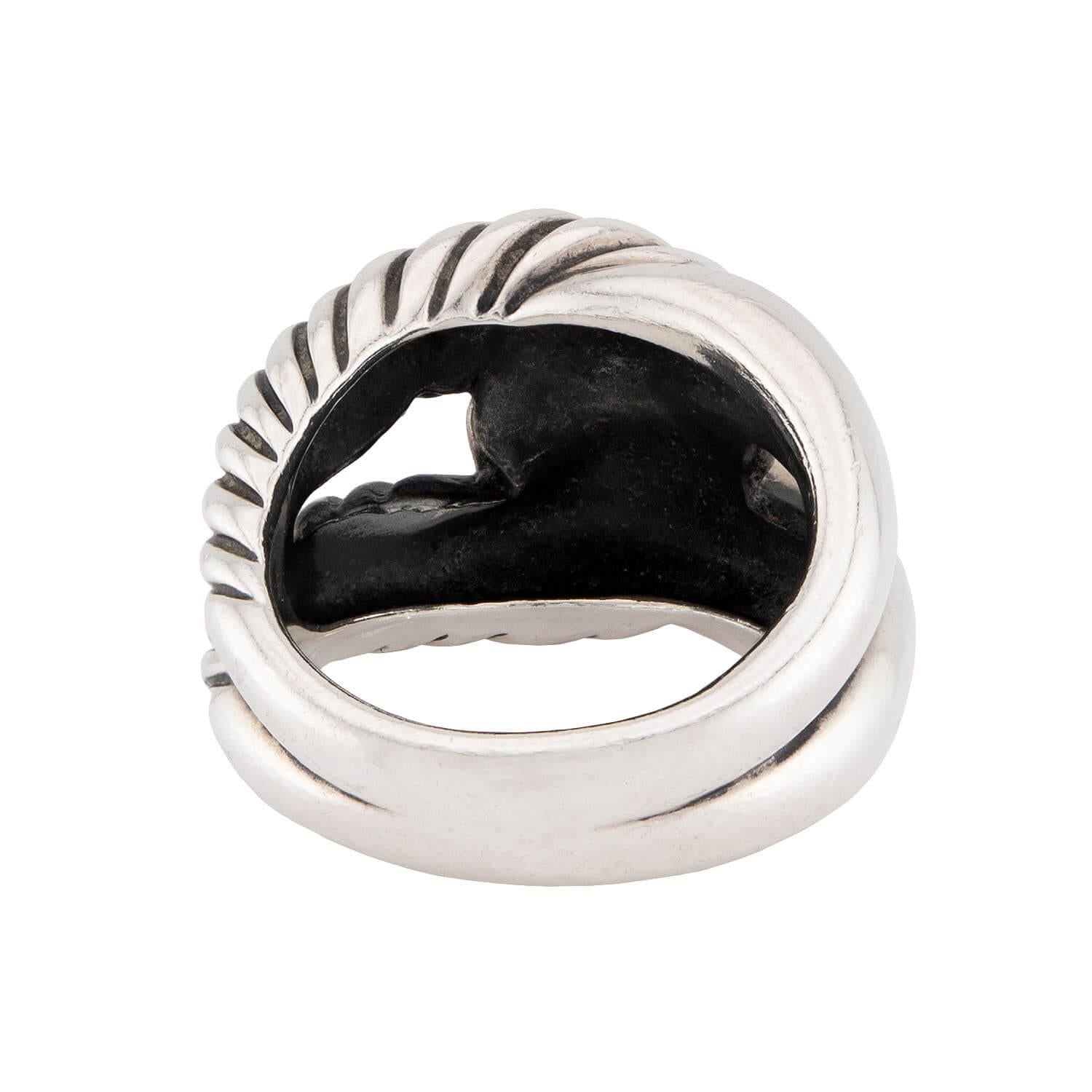 DAVID YURMAN Estate Sterling Silver Knot Ring