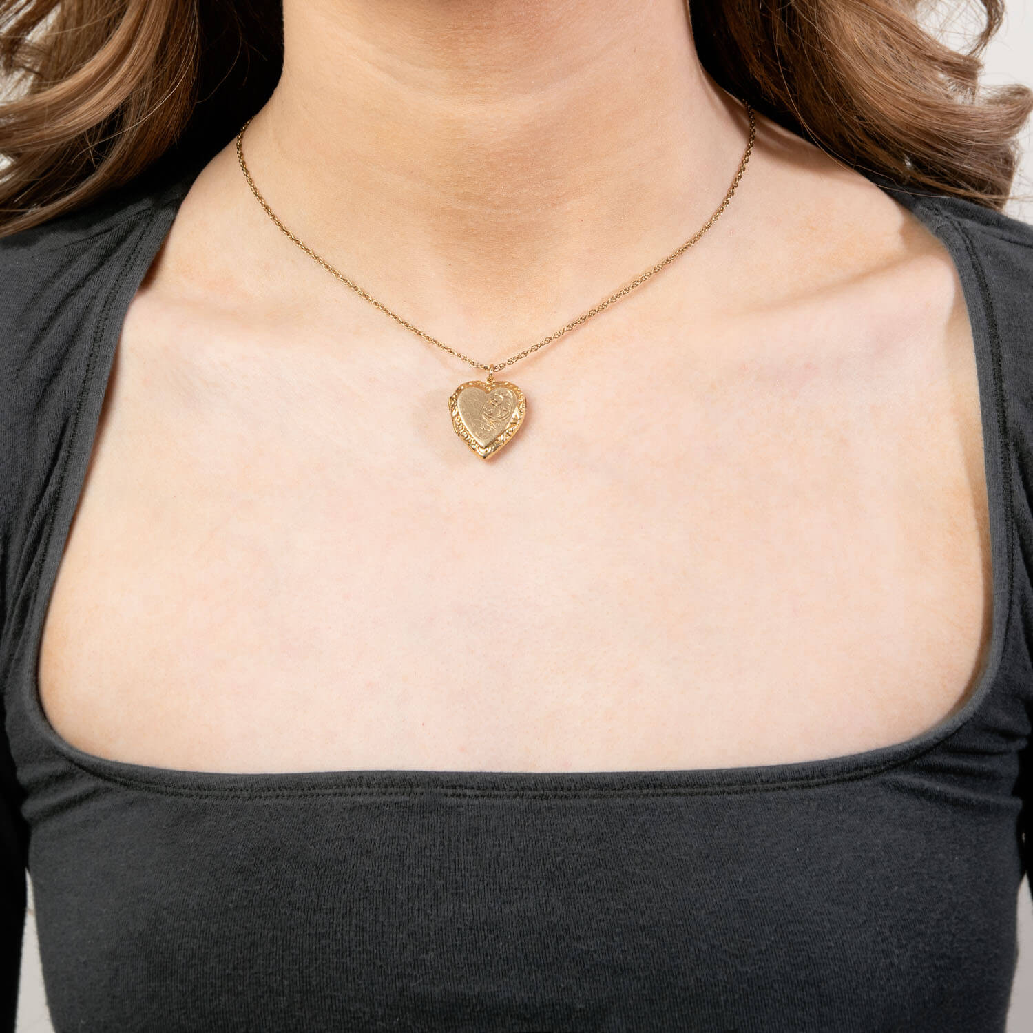 Victorian 9k Heart Locket/Pendant