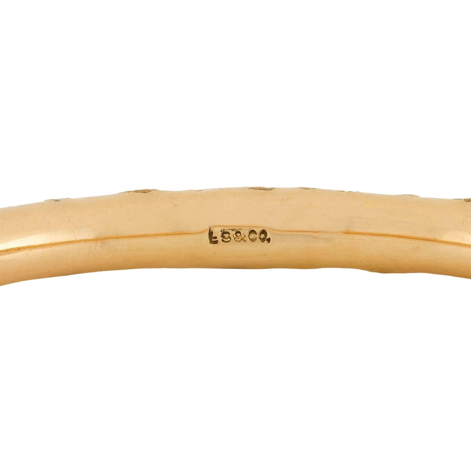 Victorian Gold-Filled Bangle Bracelet