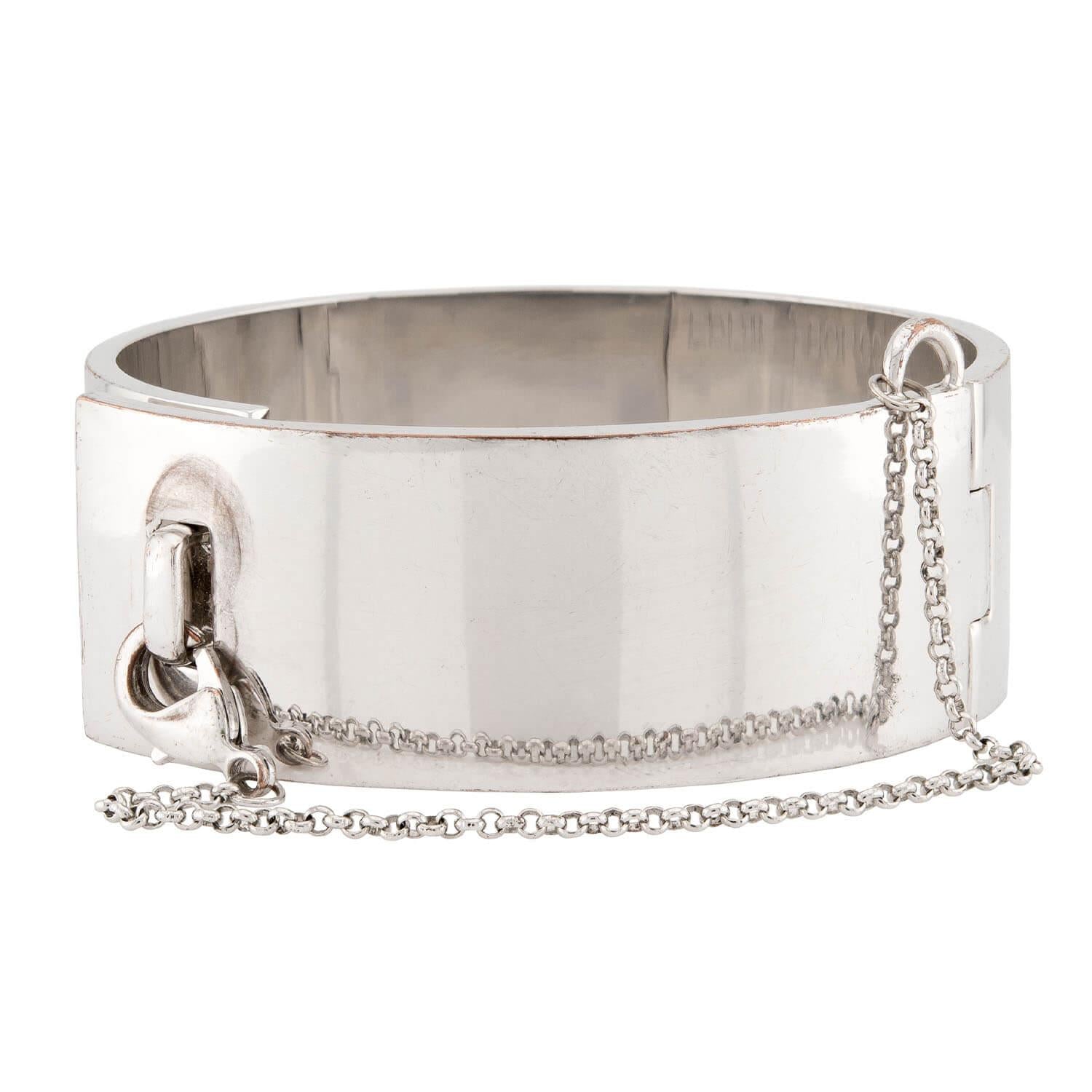 EDDIE BROGO Estate Sterling Silver Bangle