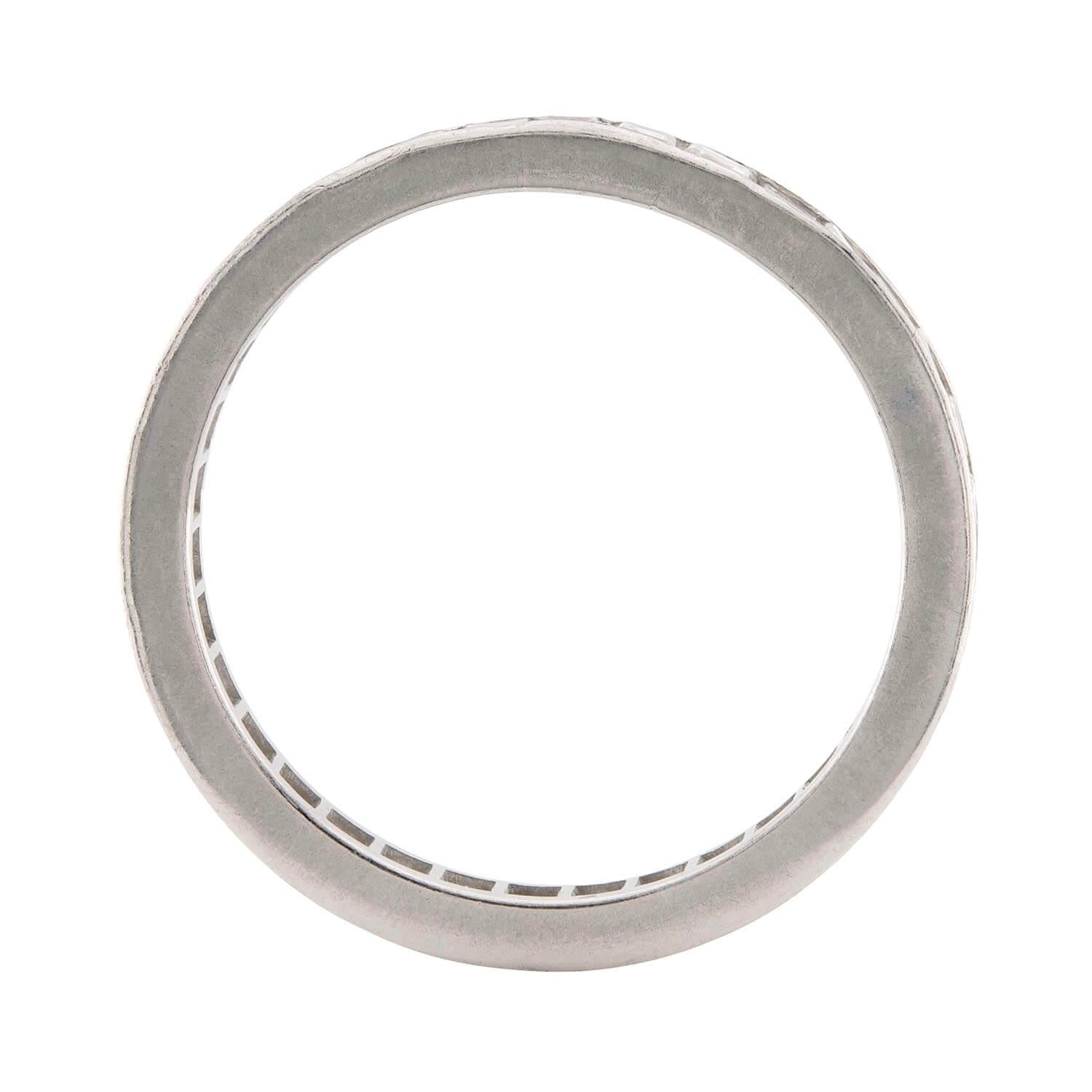 Edwardian Platinum Diamond Eternity Band