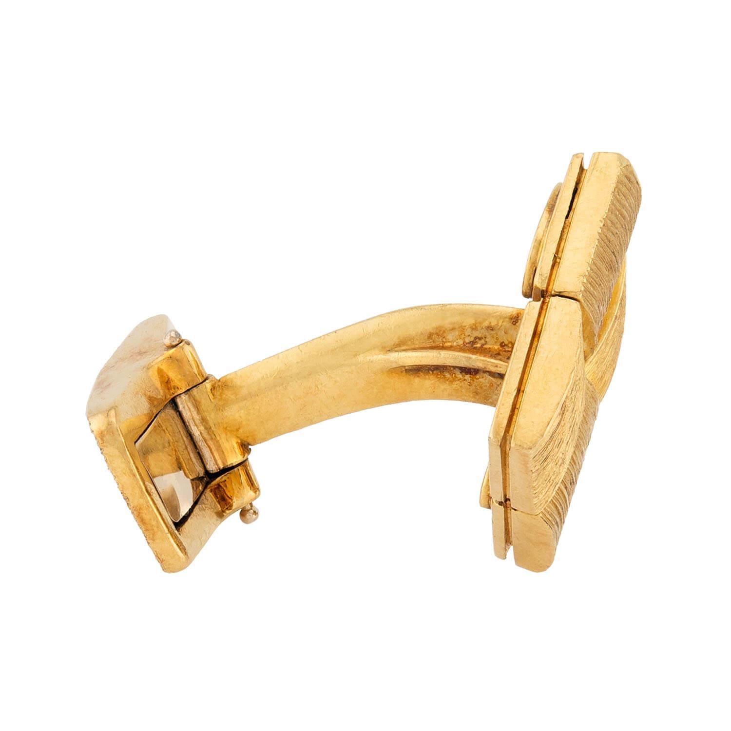 HENRY DUNAY Vintage 18k Cufflinks
