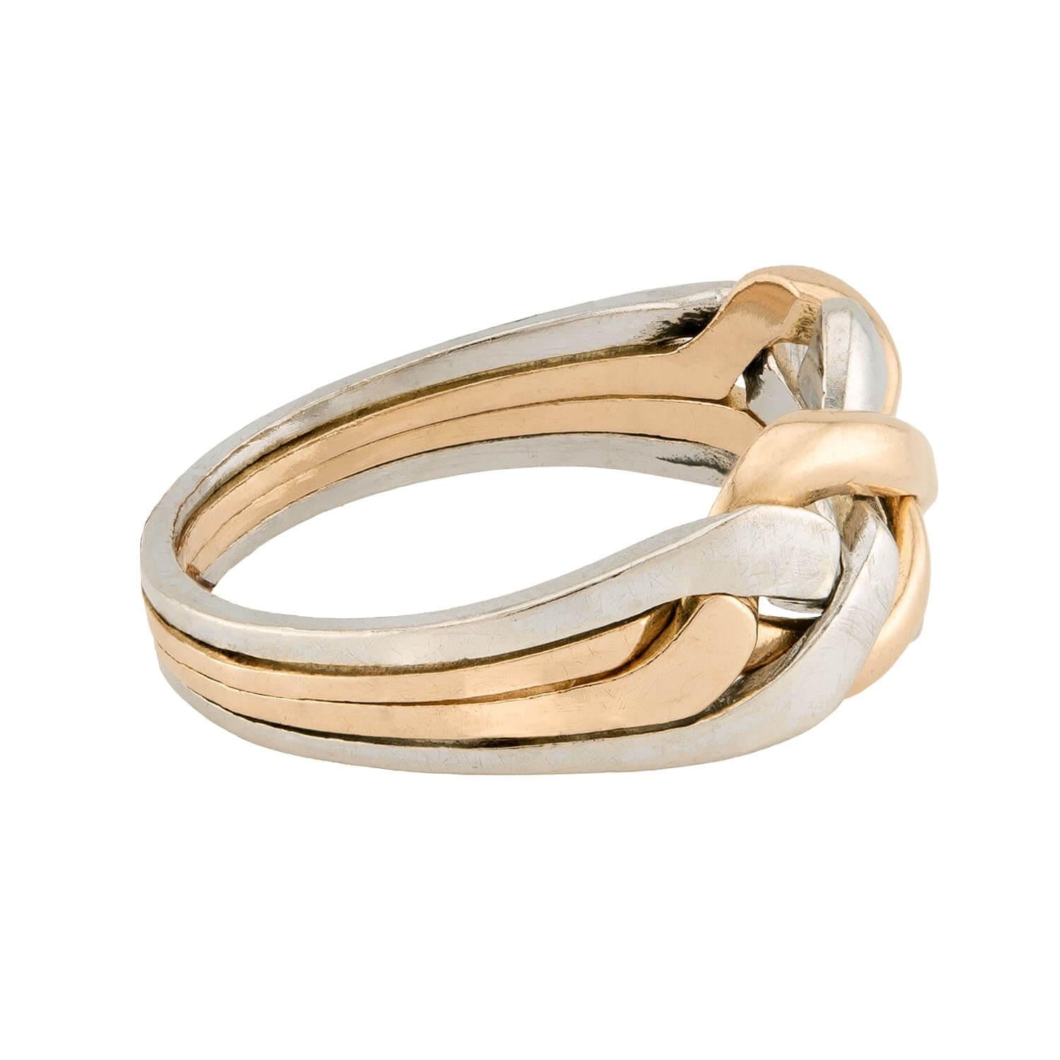 Estate 14k Puzzle Ring