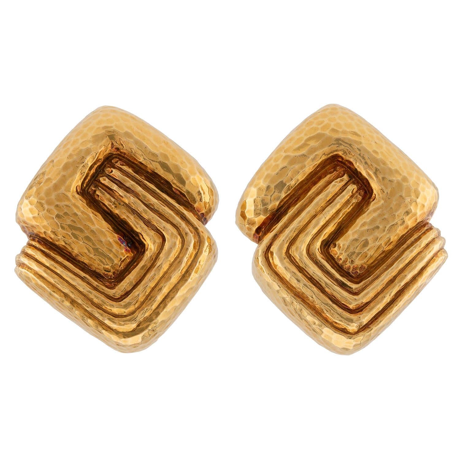 DAVID WEBB Estate 18k Earrings
