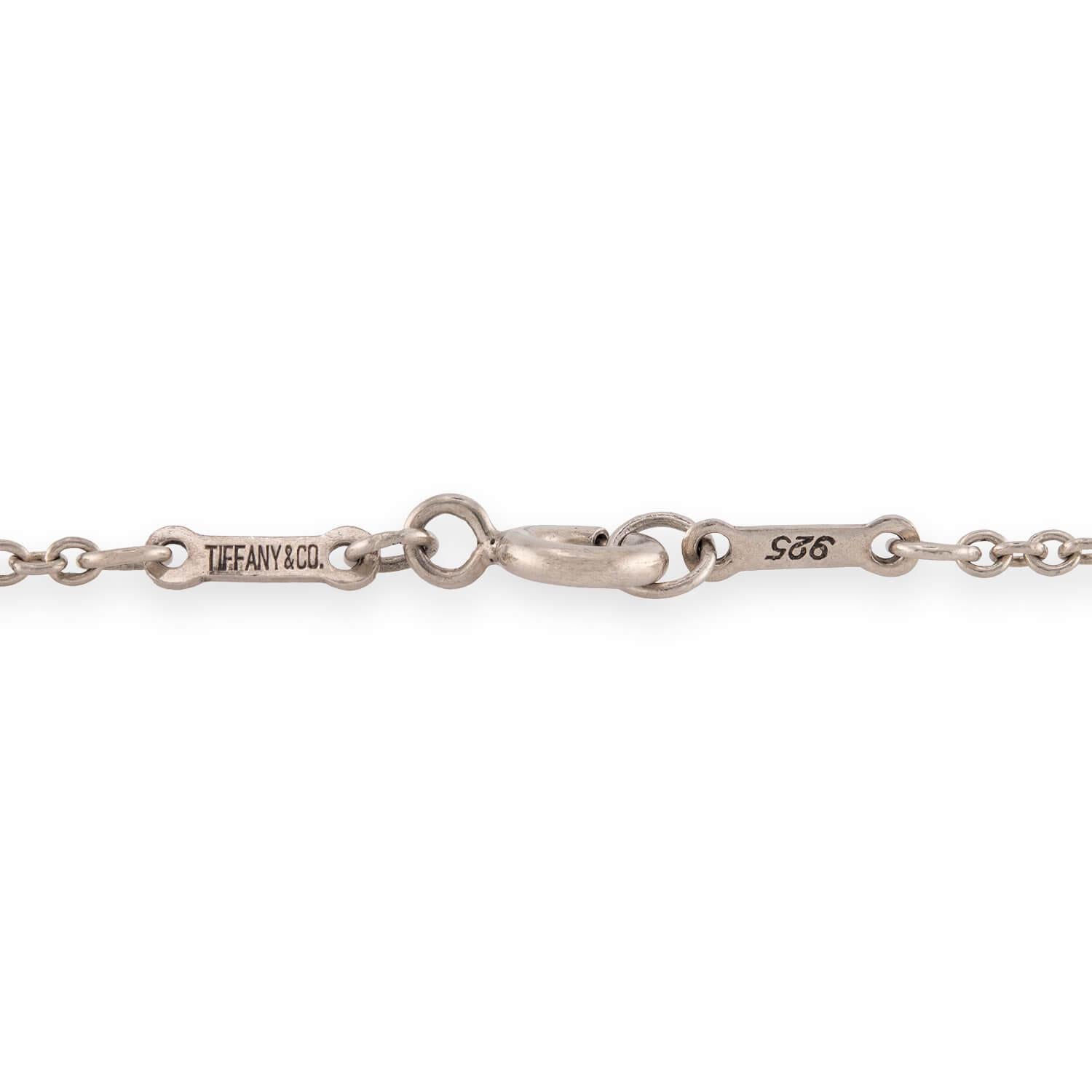 ELSA PERETTI for TIFFANY & CO. Estate Sterling Open Heart Pendant Necklace