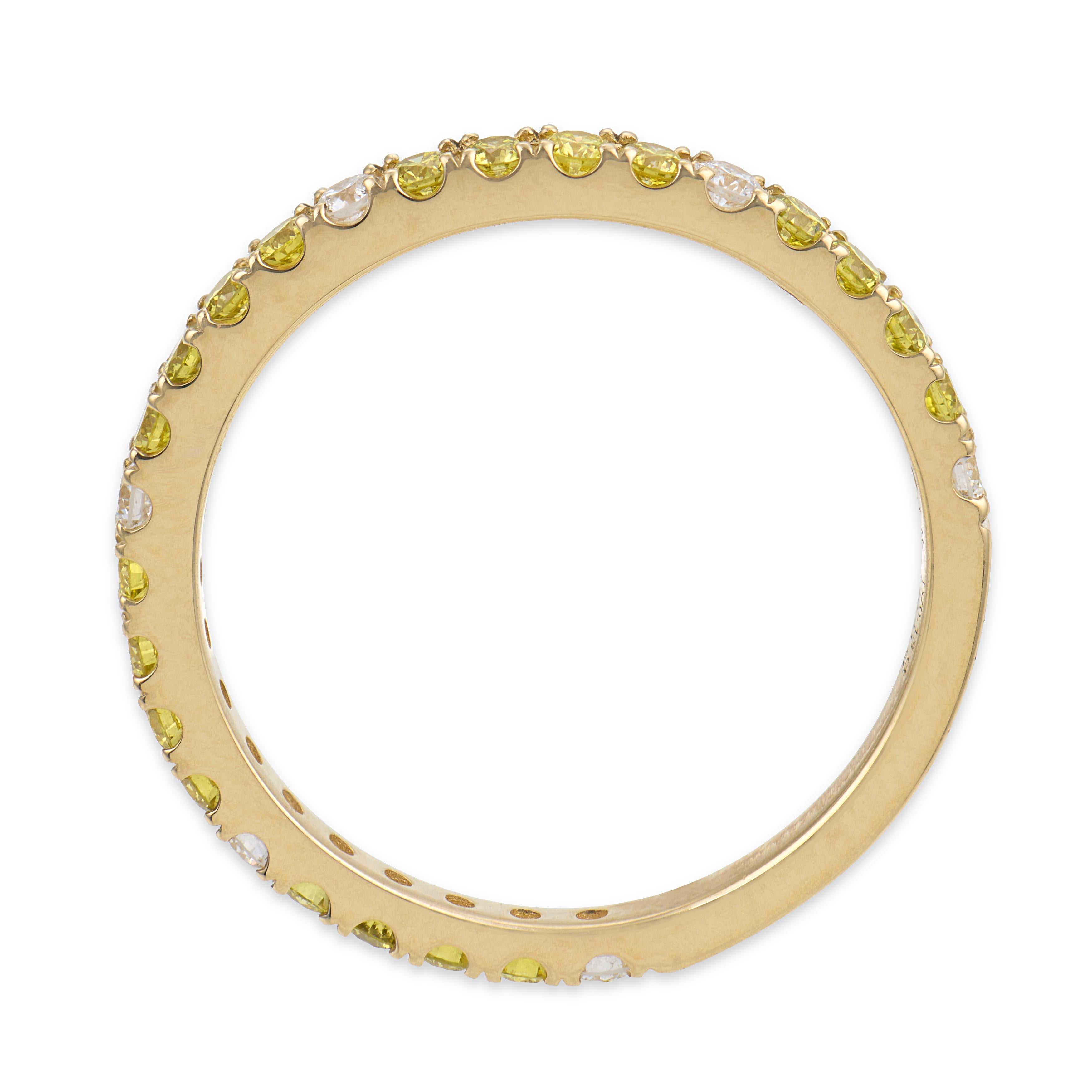 Estate 14k Diamond Half Band