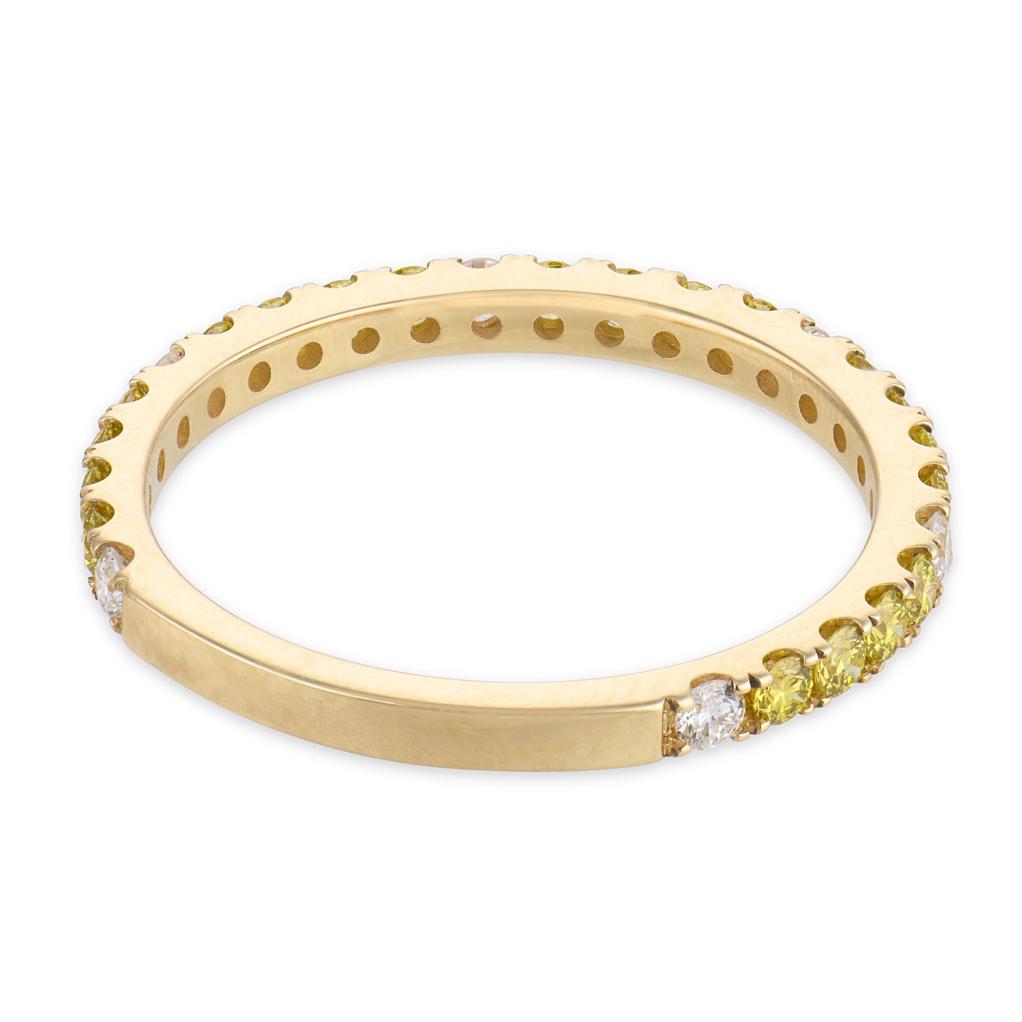 Estate 14k Diamond Half Band