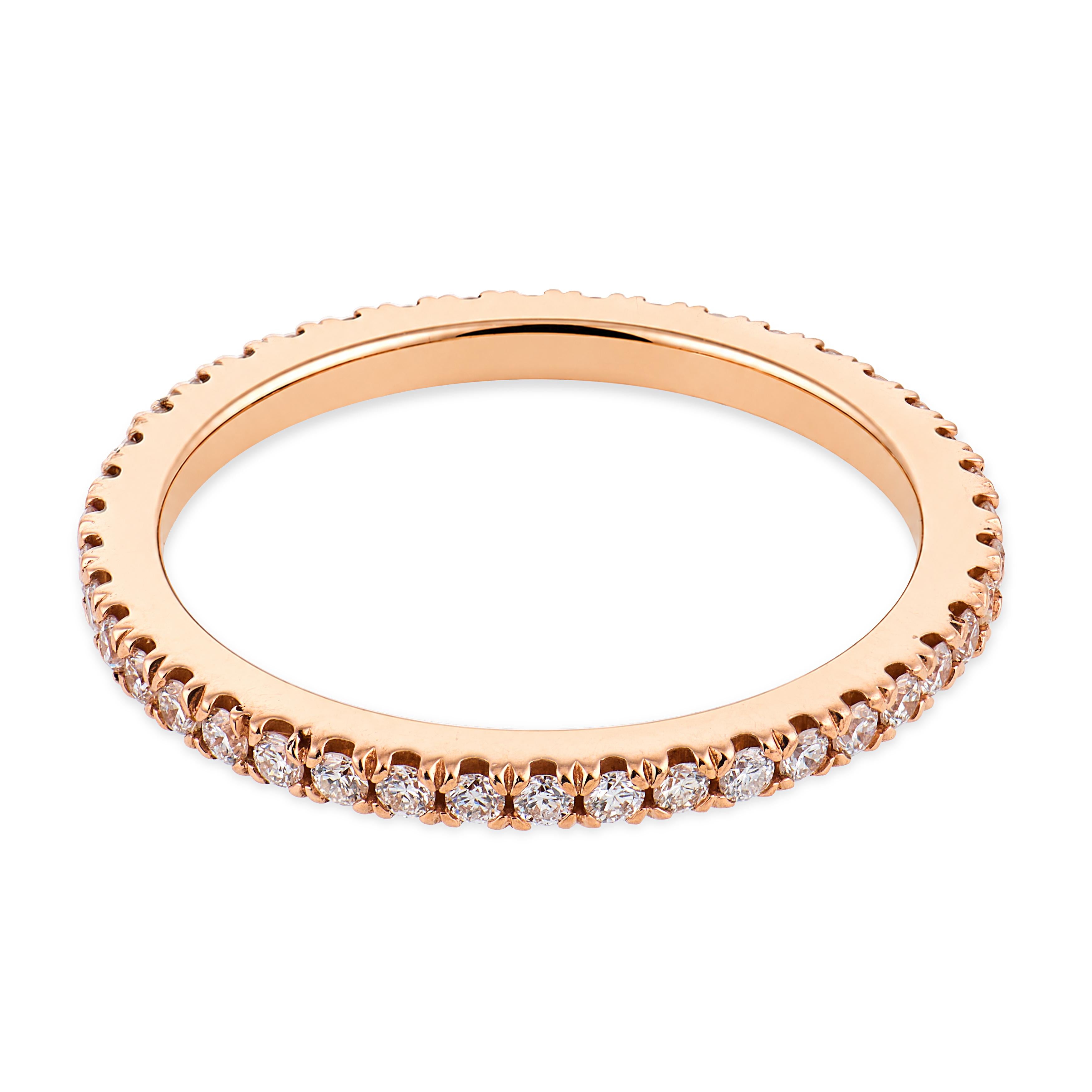 Estate 14k Diamond Eternity Band