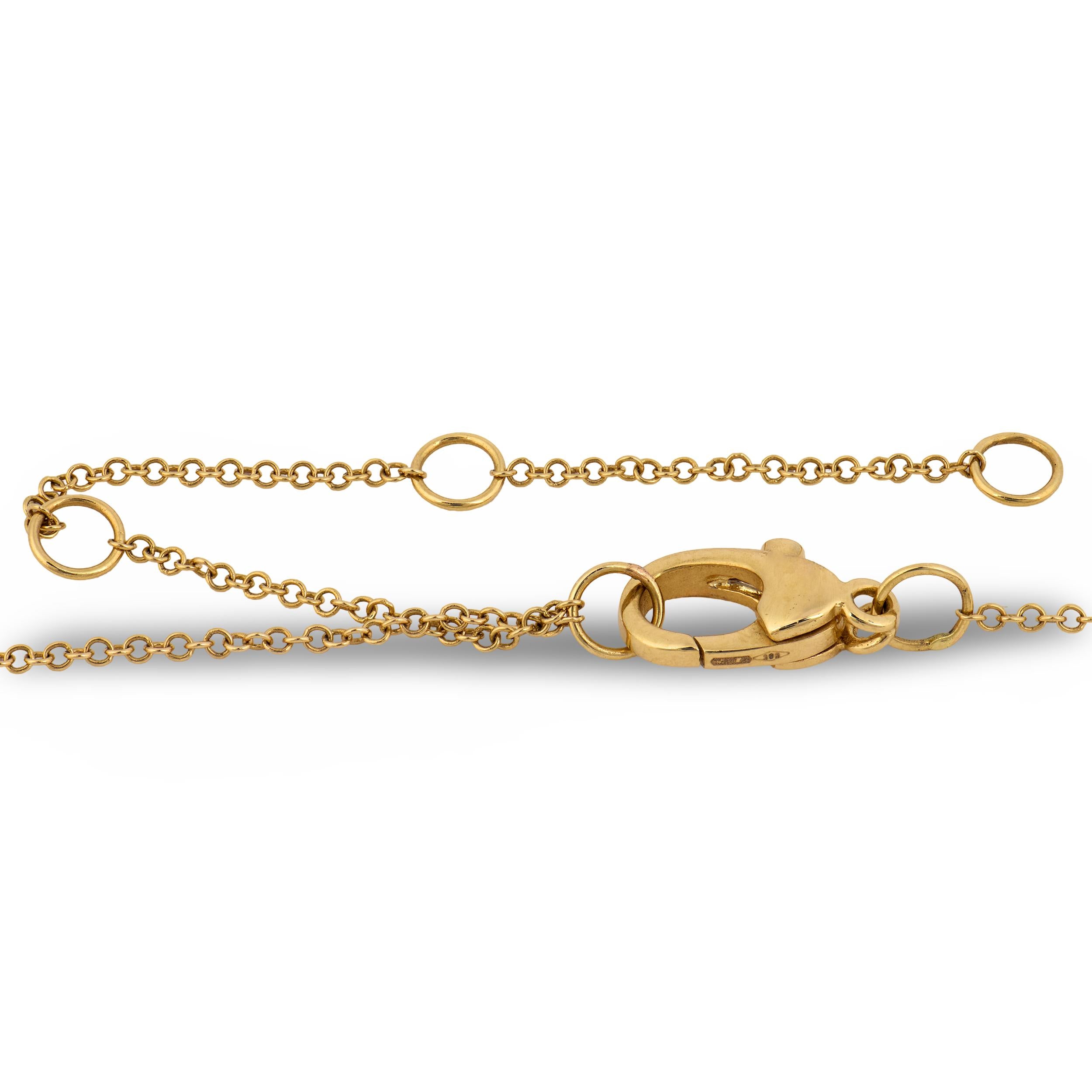 SHYNE Estate 14k Diamond Love-Motif Pendant Necklace