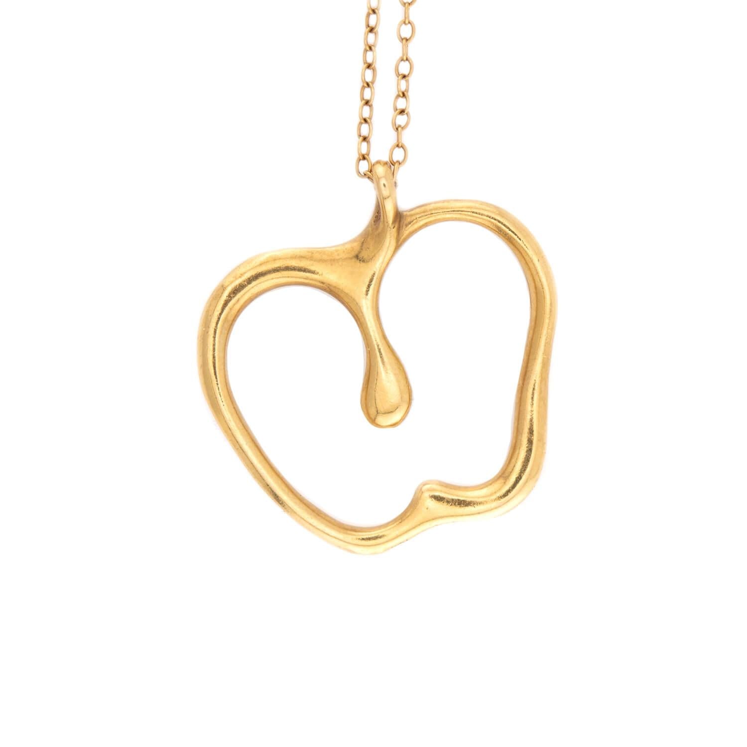 ELSA PERETTI for TIFFANY & CO. Estate 18k Apple Pendant Necklace