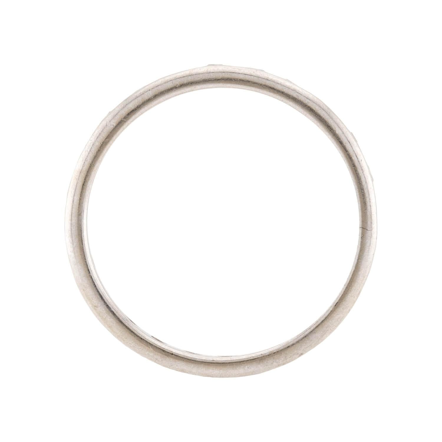 Art Deco Platinum Diamond Eternity Band