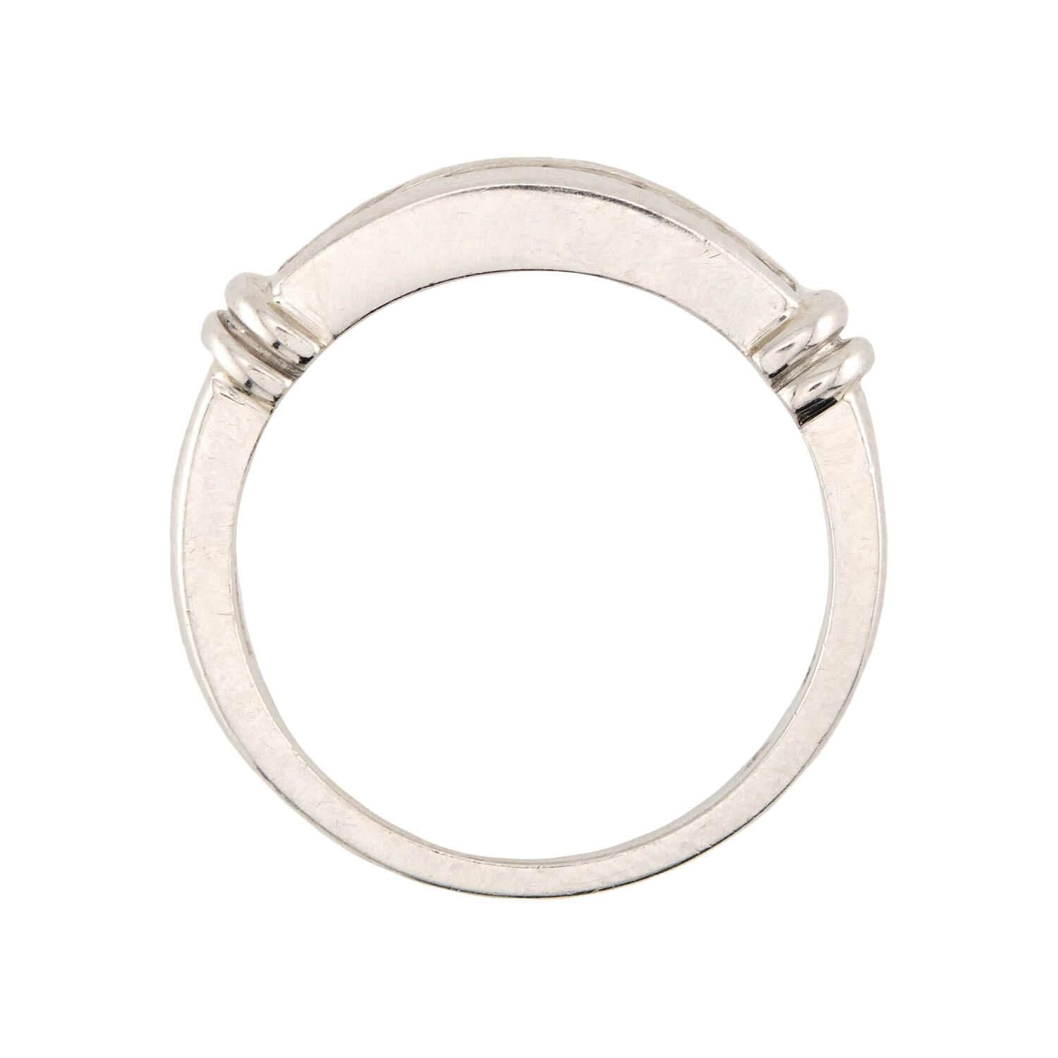 SCOTT KAY Estate Platinum Diamond Half Band