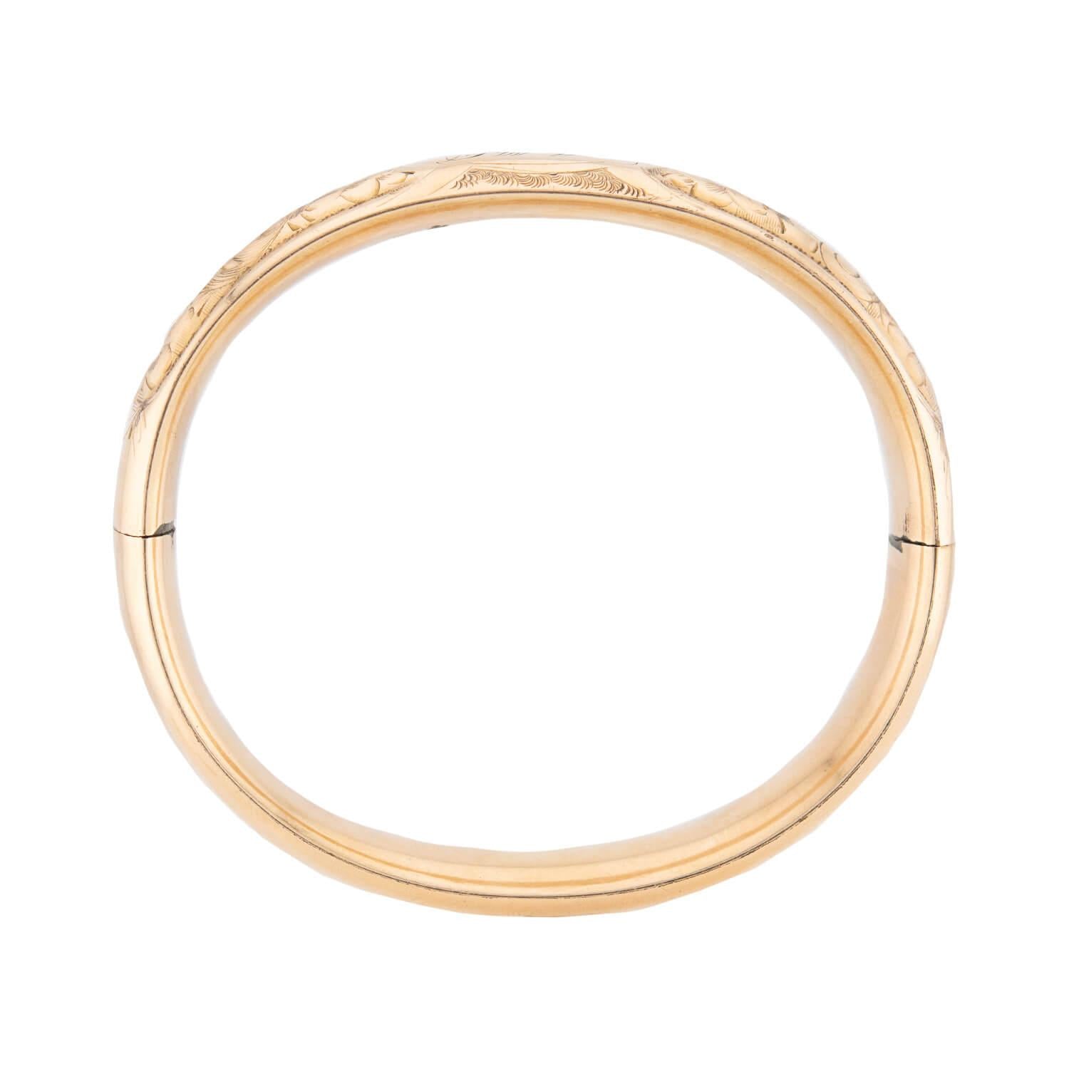 Victorian Gold-Filled Bangle