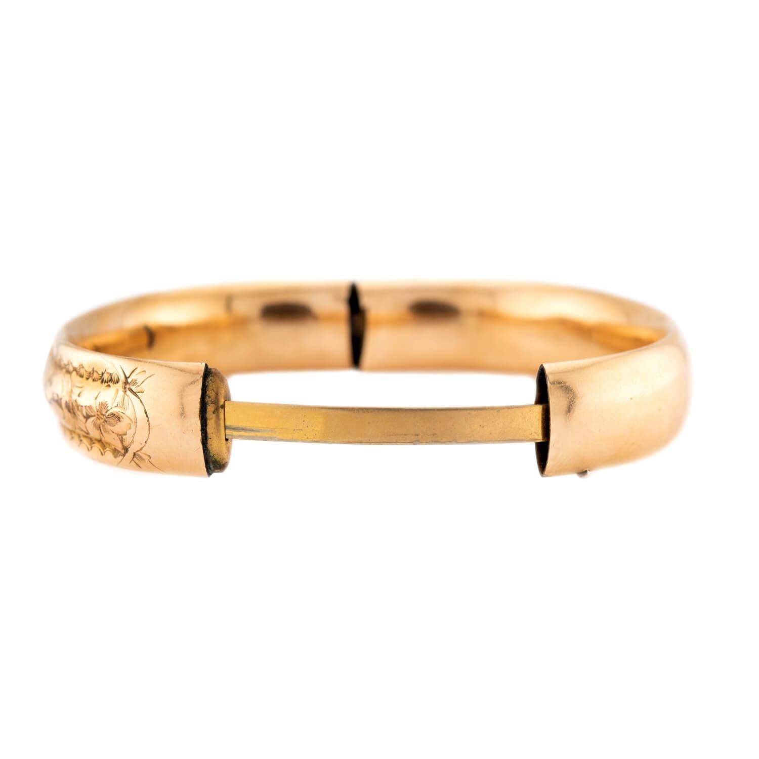Victorian Gold-Filled Bangle