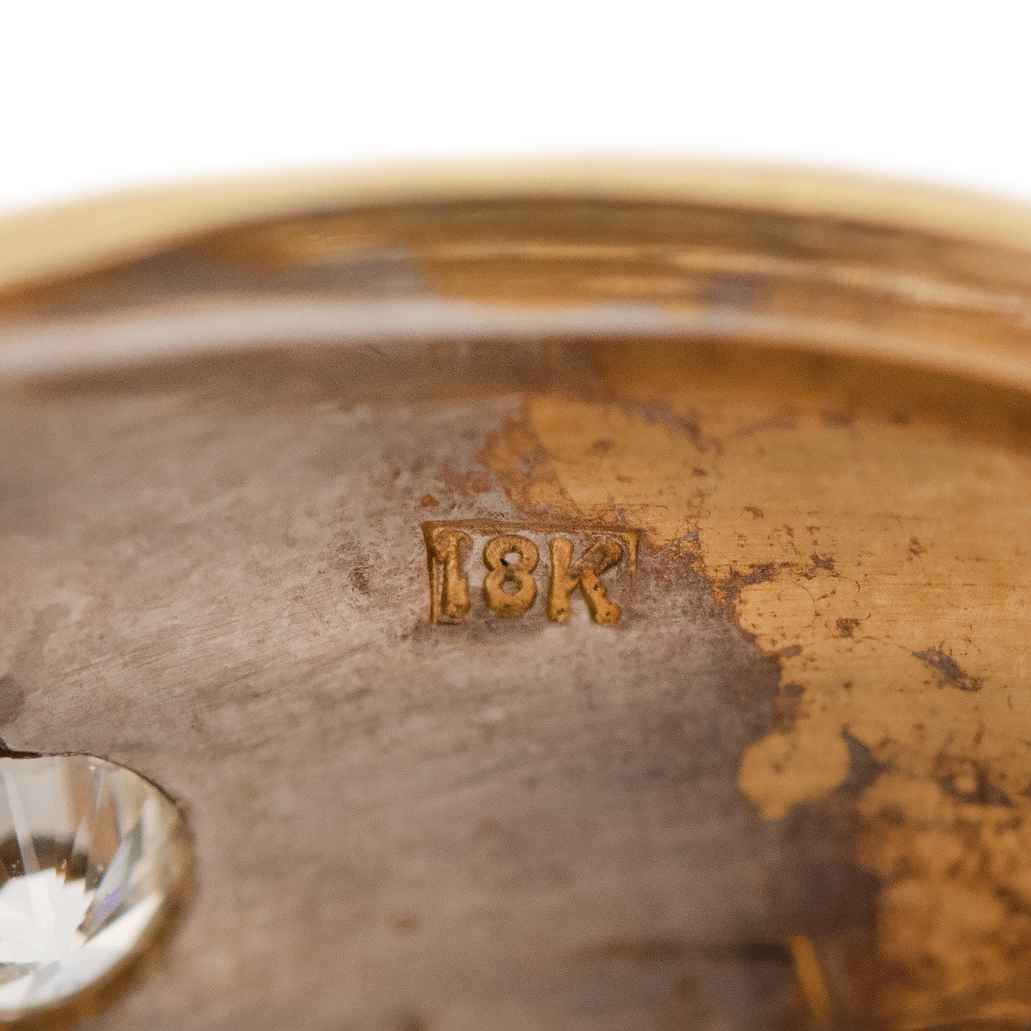 Estate 18k 7.50ctw Huge Diamond Cigar Band