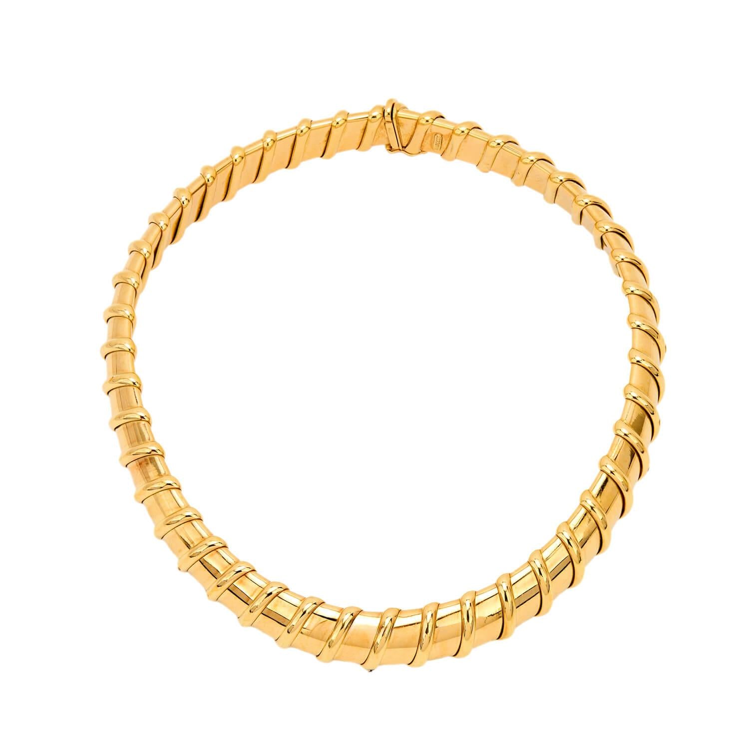 ROBERTO COIN Estate 18k Collar Necklace