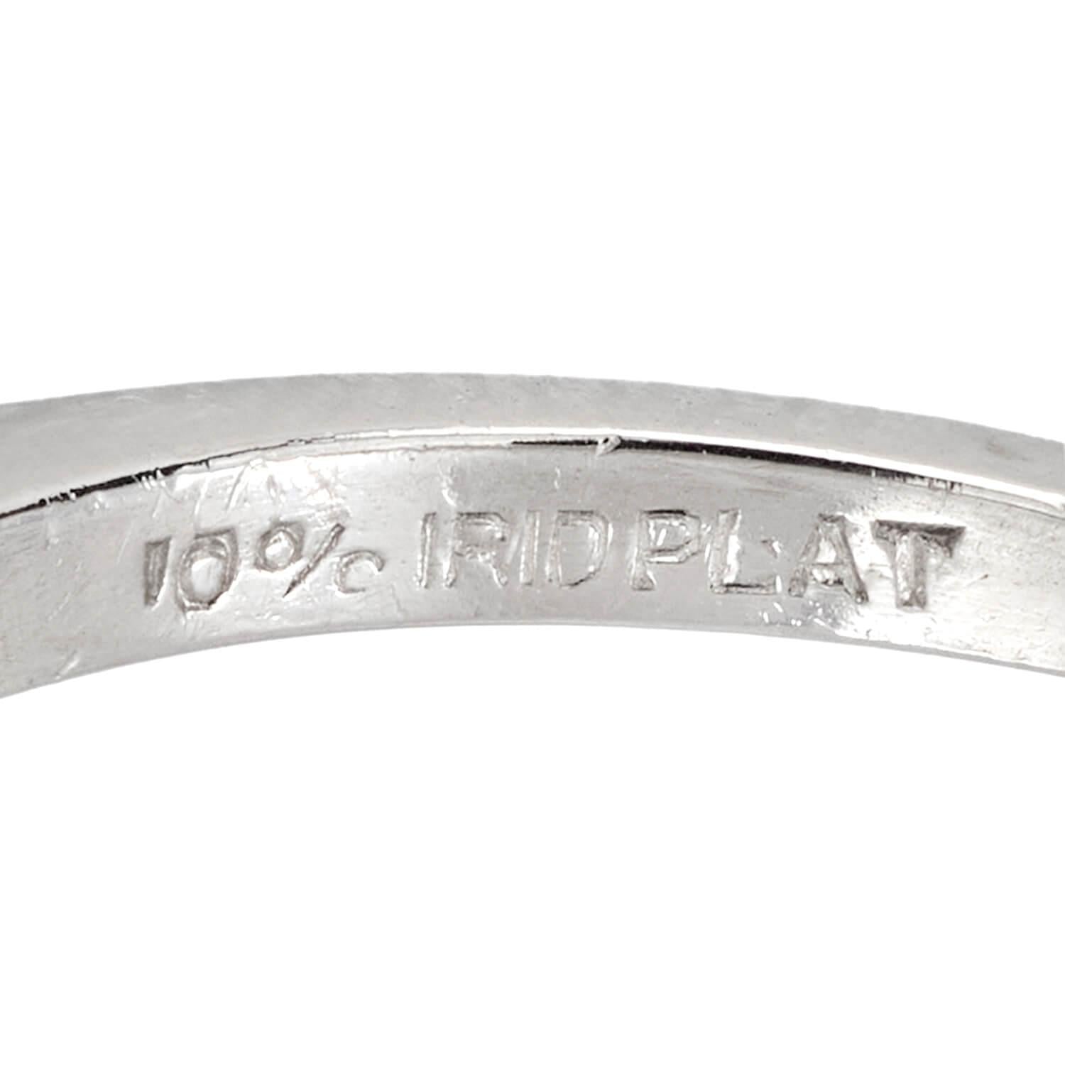 Retro Platinum Diamond Engagement Ring 1.66ct